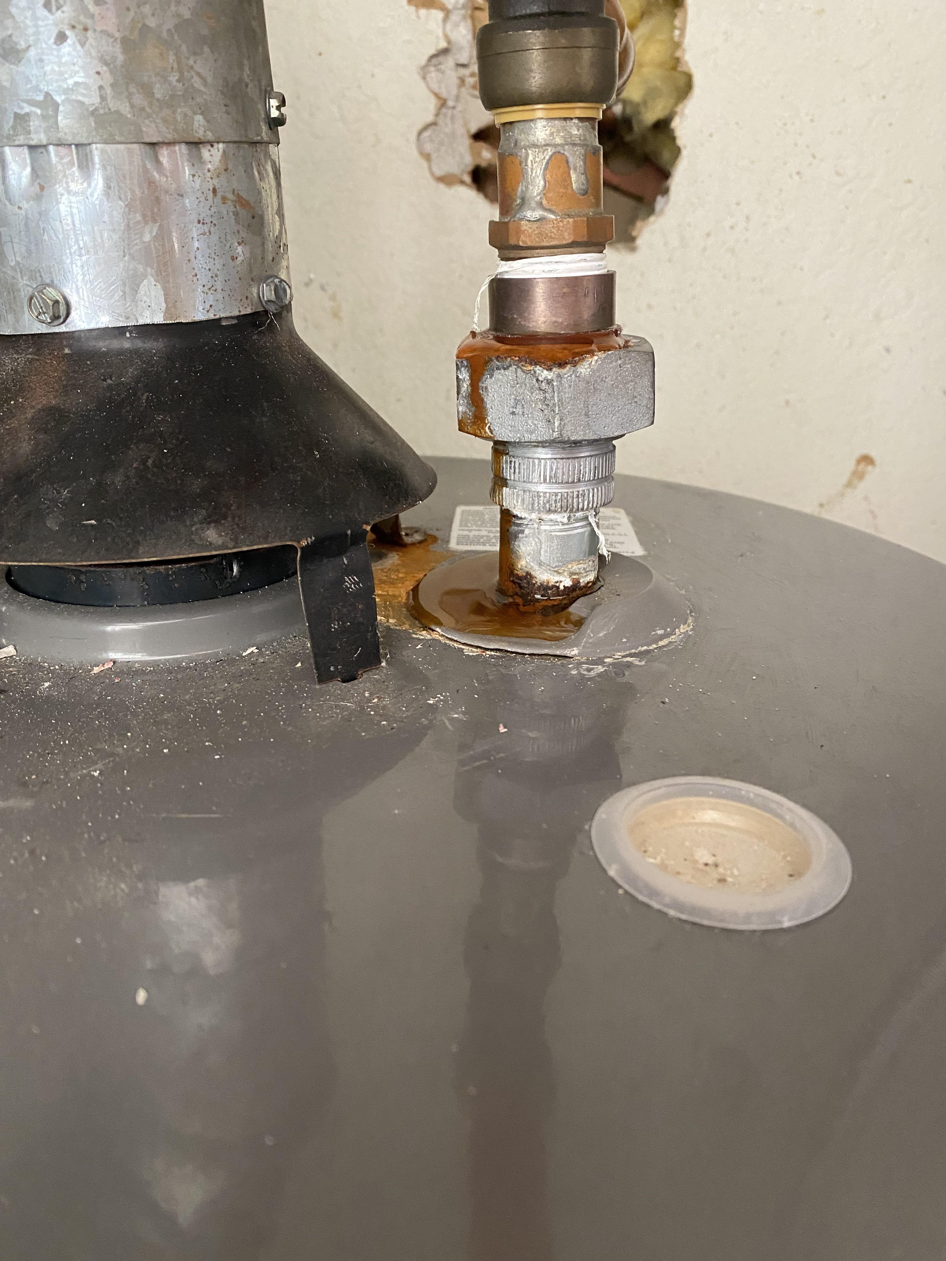 What could this brown stuff be that’s coming from a pipe that’s