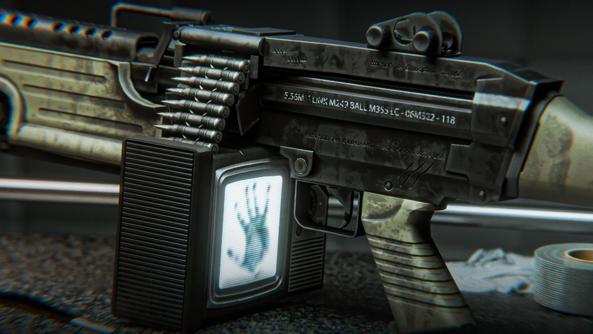 M249 Horror Movie. Worst nightly horror, on the other side of the TV