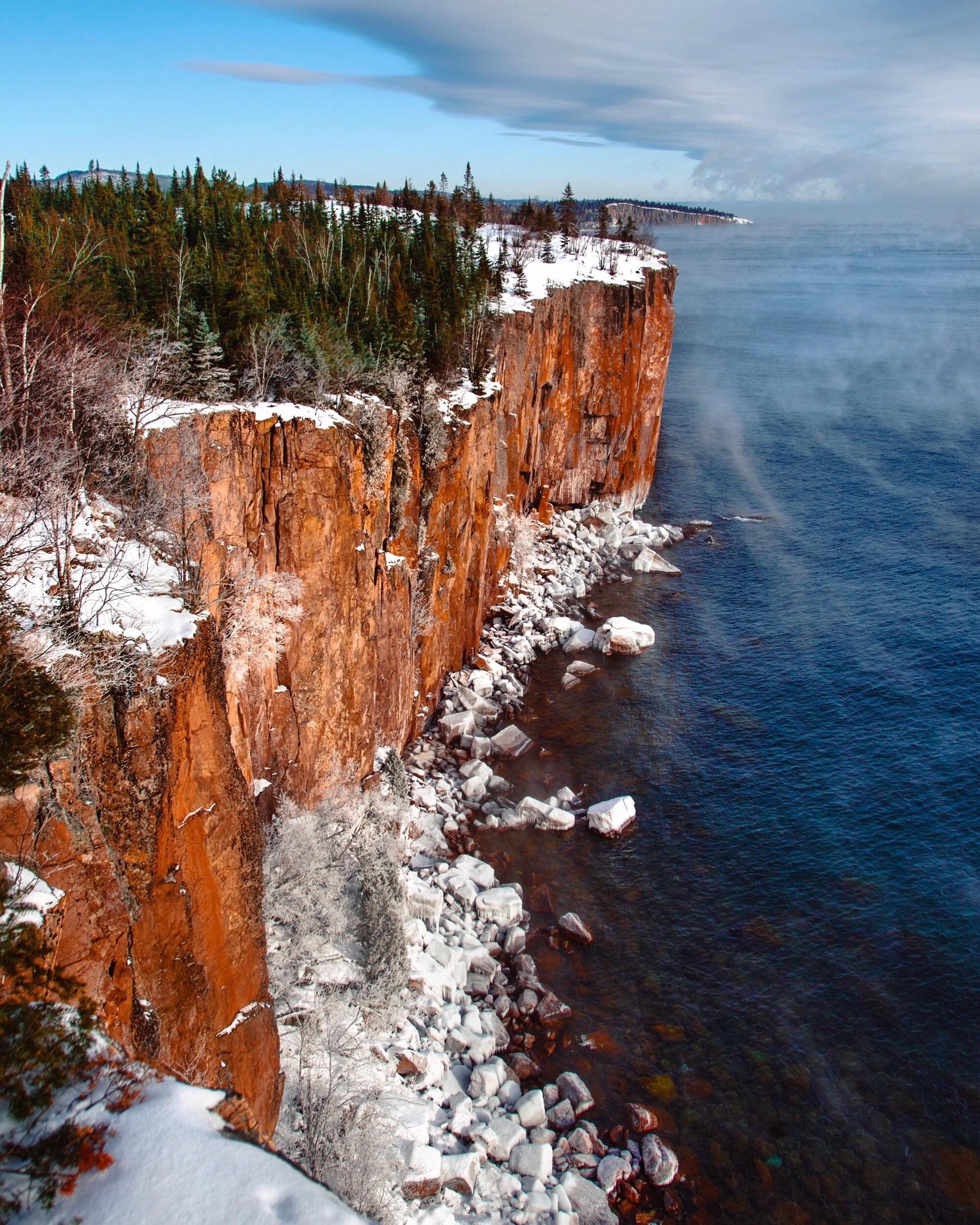 Beautiful Stuff The 300 ft. Cliffs of Lake Superior. Palisade Head, MN