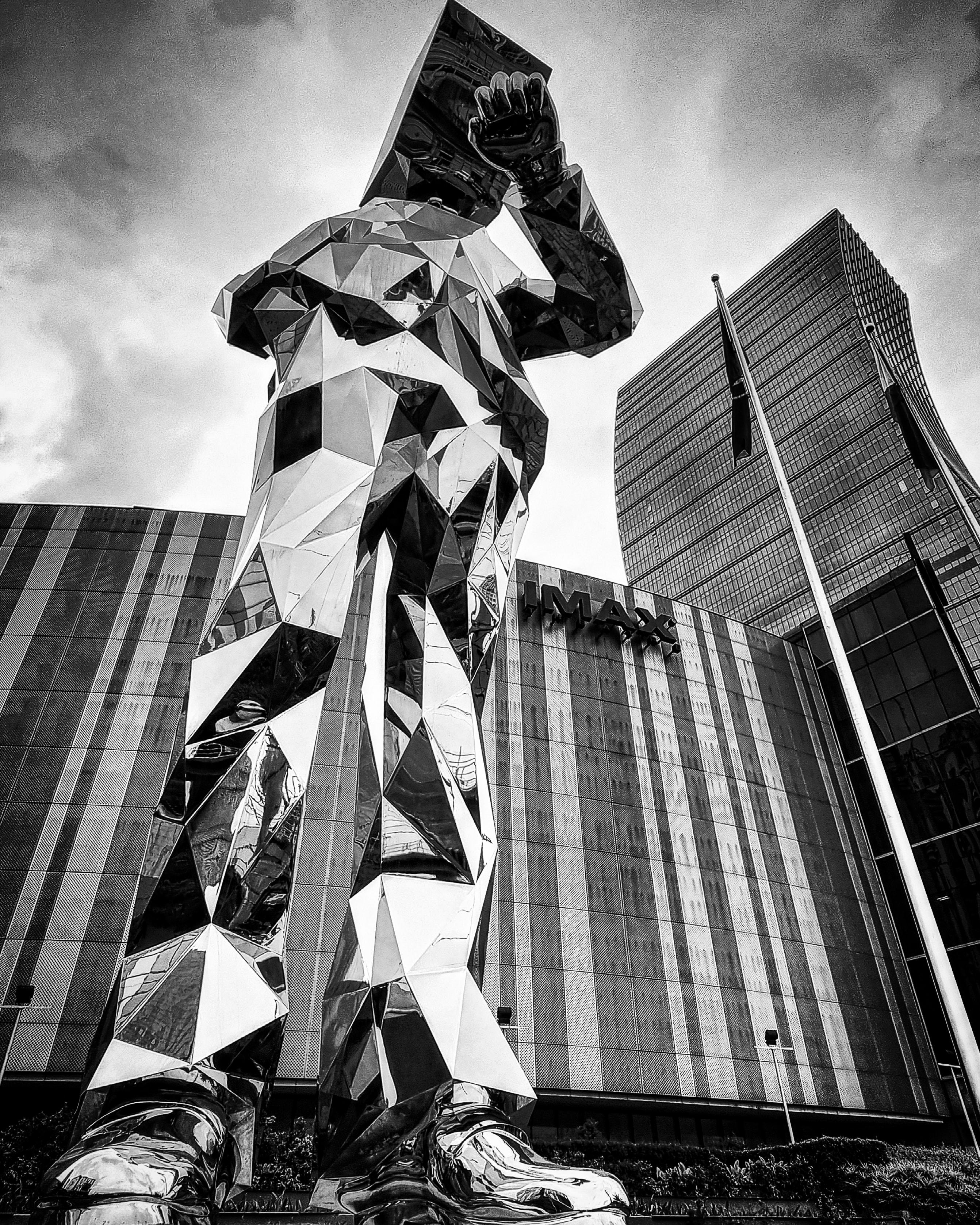 "Time Sculpture" in front of SM Megamall r/Philippines