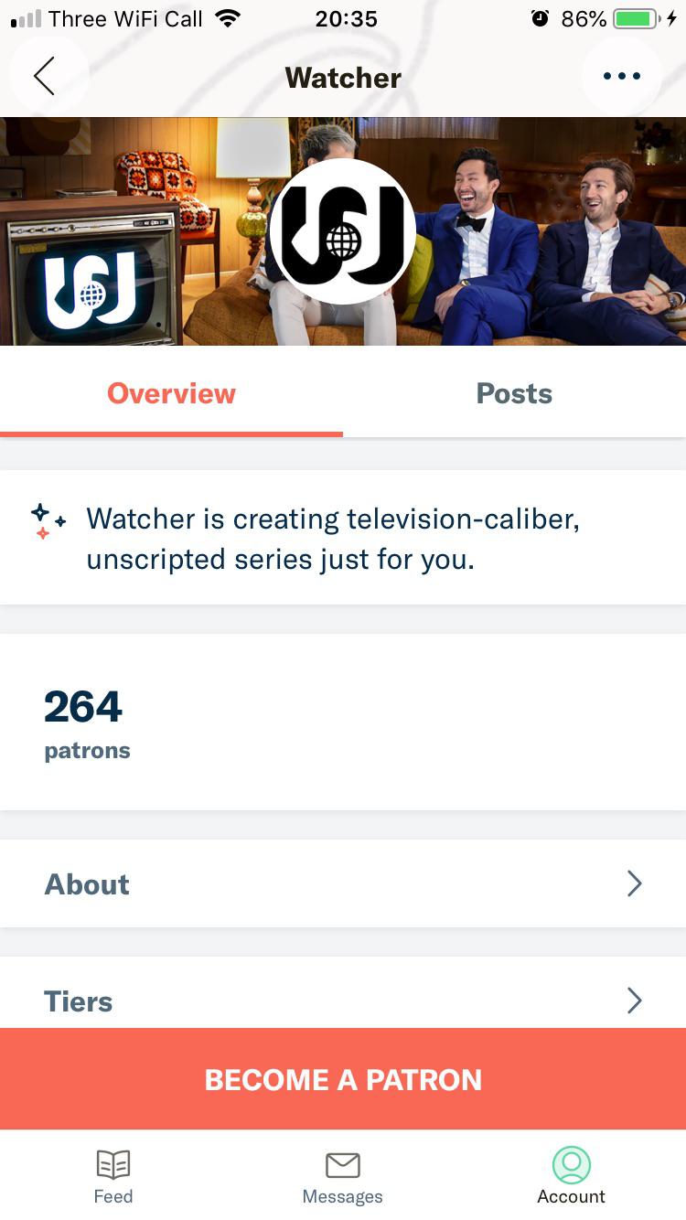 the patreon is live! choose between 5, 10, 25 and 100 tiers. support the fellas if you’re