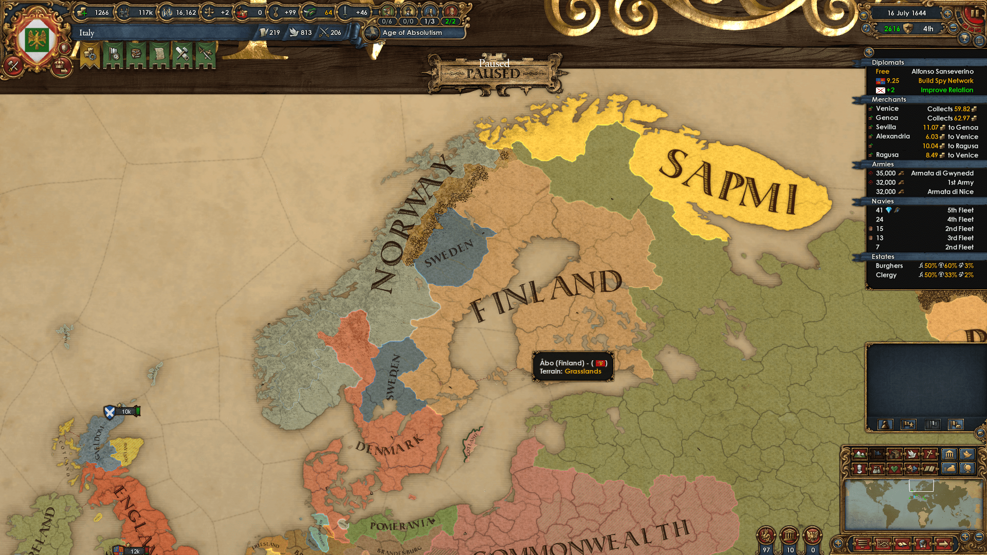 A Norwegian, Swede, Dane, Sami, Finn and Gotlander walk into a bar eu4