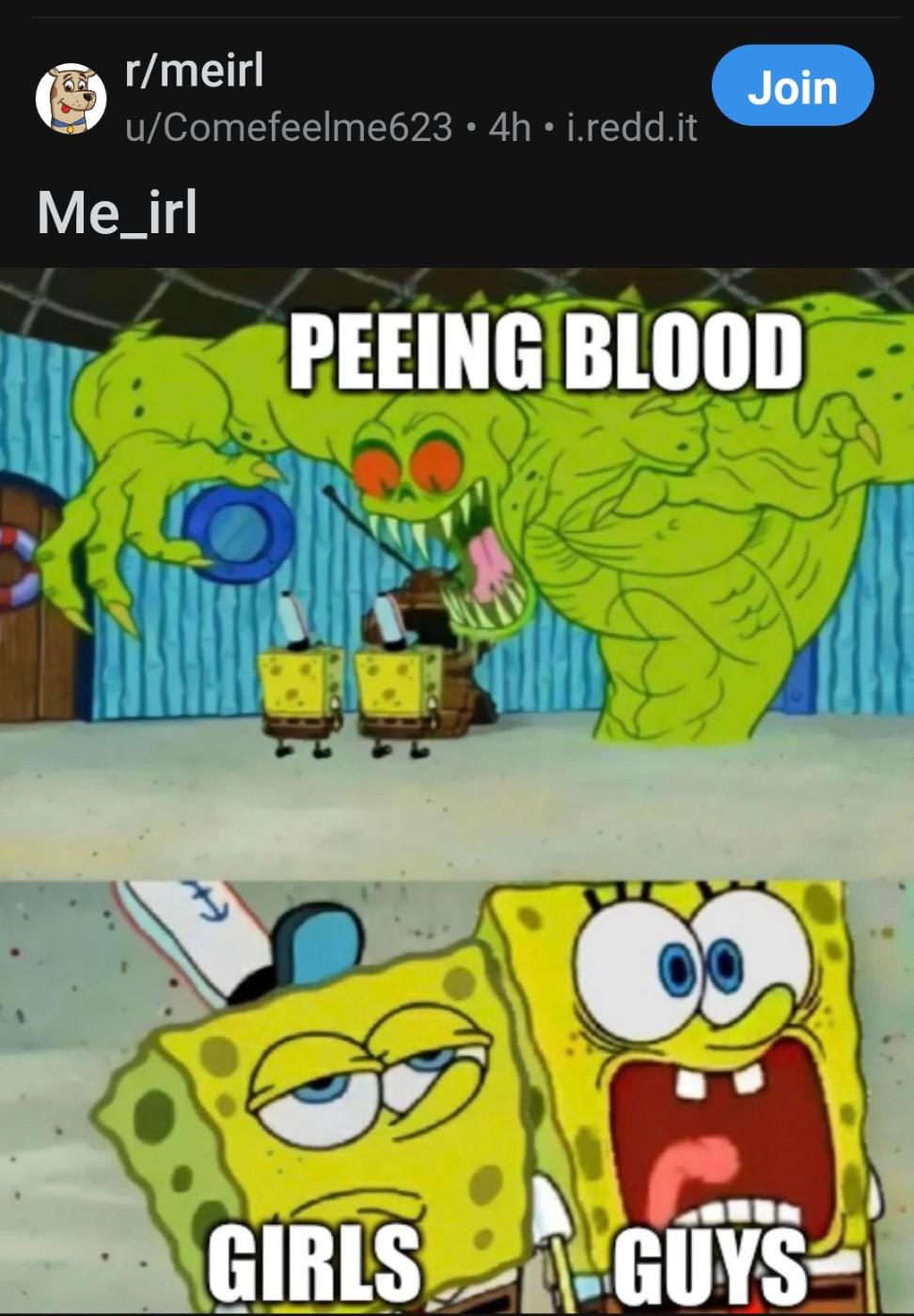 ah yes, I also pee blood everyday... r/badwomensanatomy