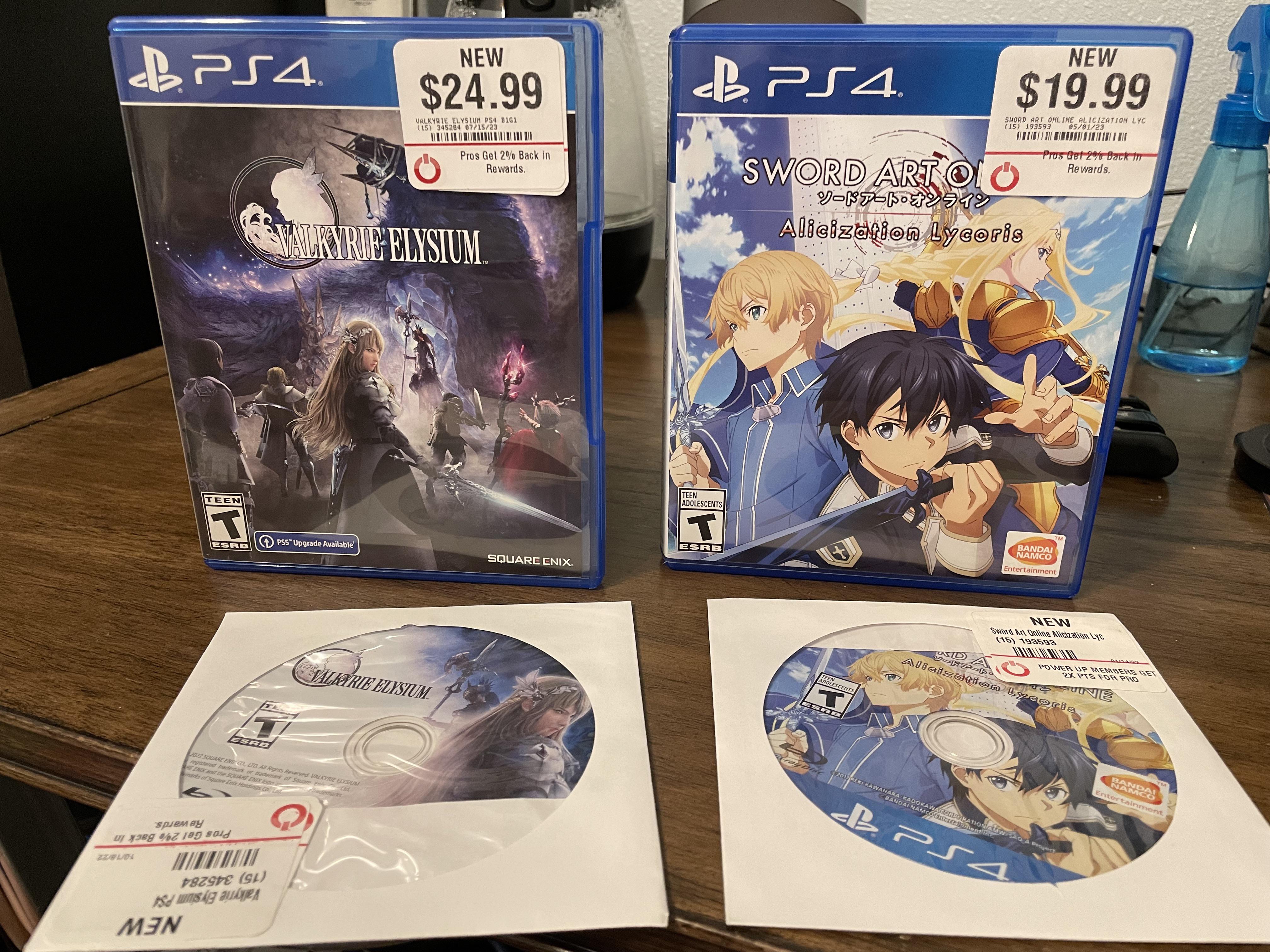 So new they didn’t take the games out of their “original” sleeves. Buy