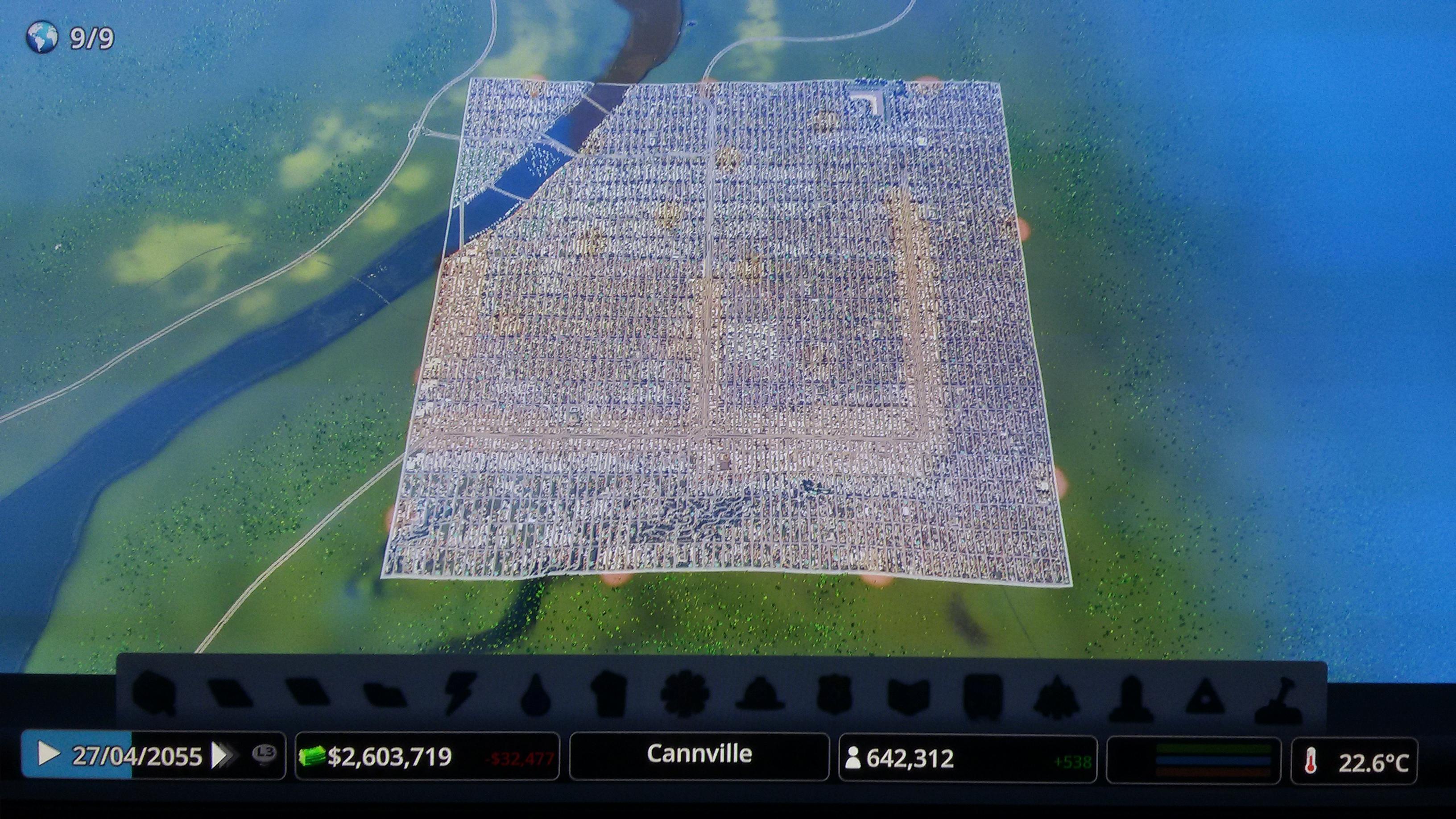 Maximum Population Test City (PS4) r/CitiesSkylines