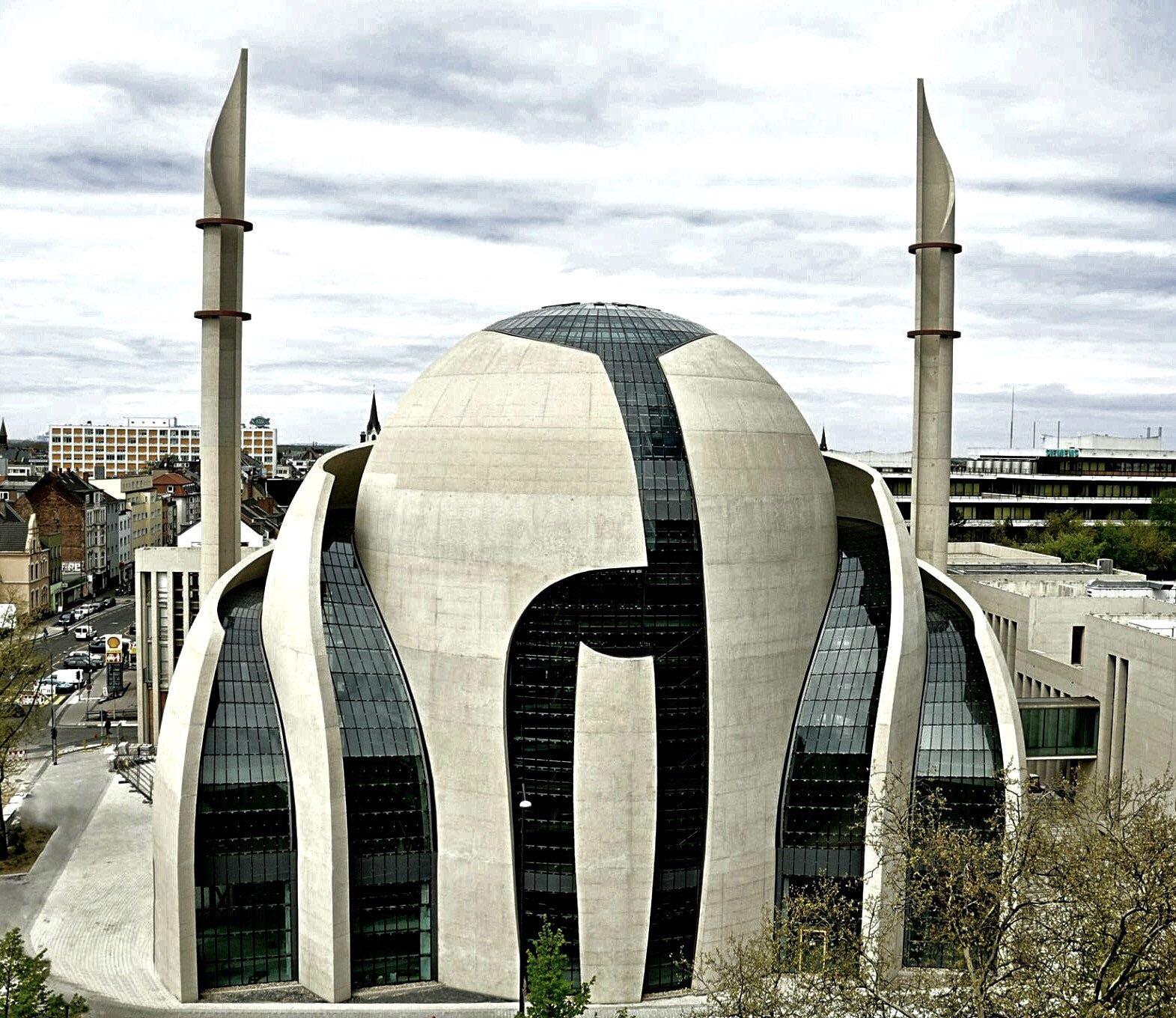 The central mosque in Cologne, Germany