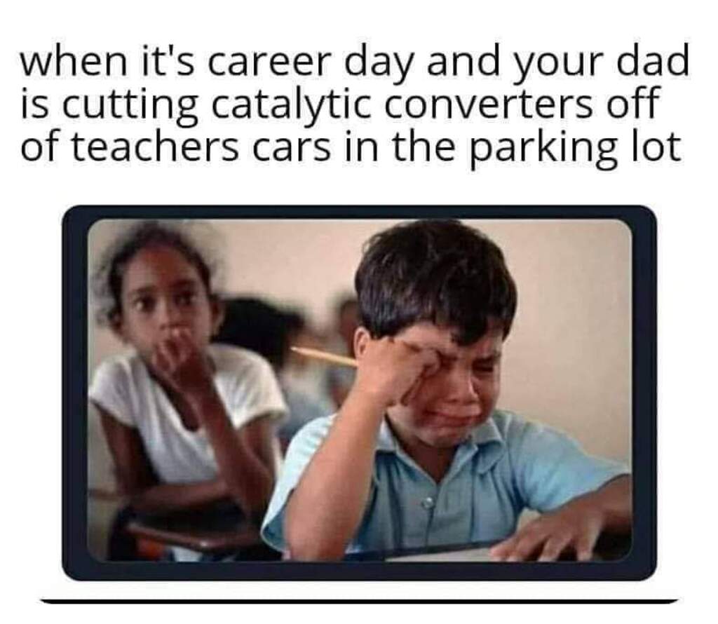 Because I can't afford 500 parts when your sucia mother spends all our