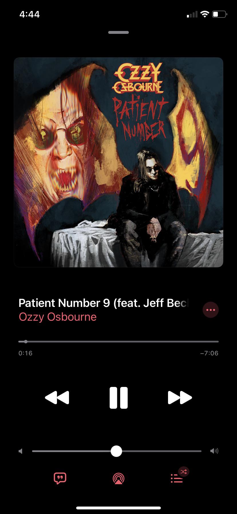 New album cover on my Apple Music 🔥🔥 r/OzzyOsbourne