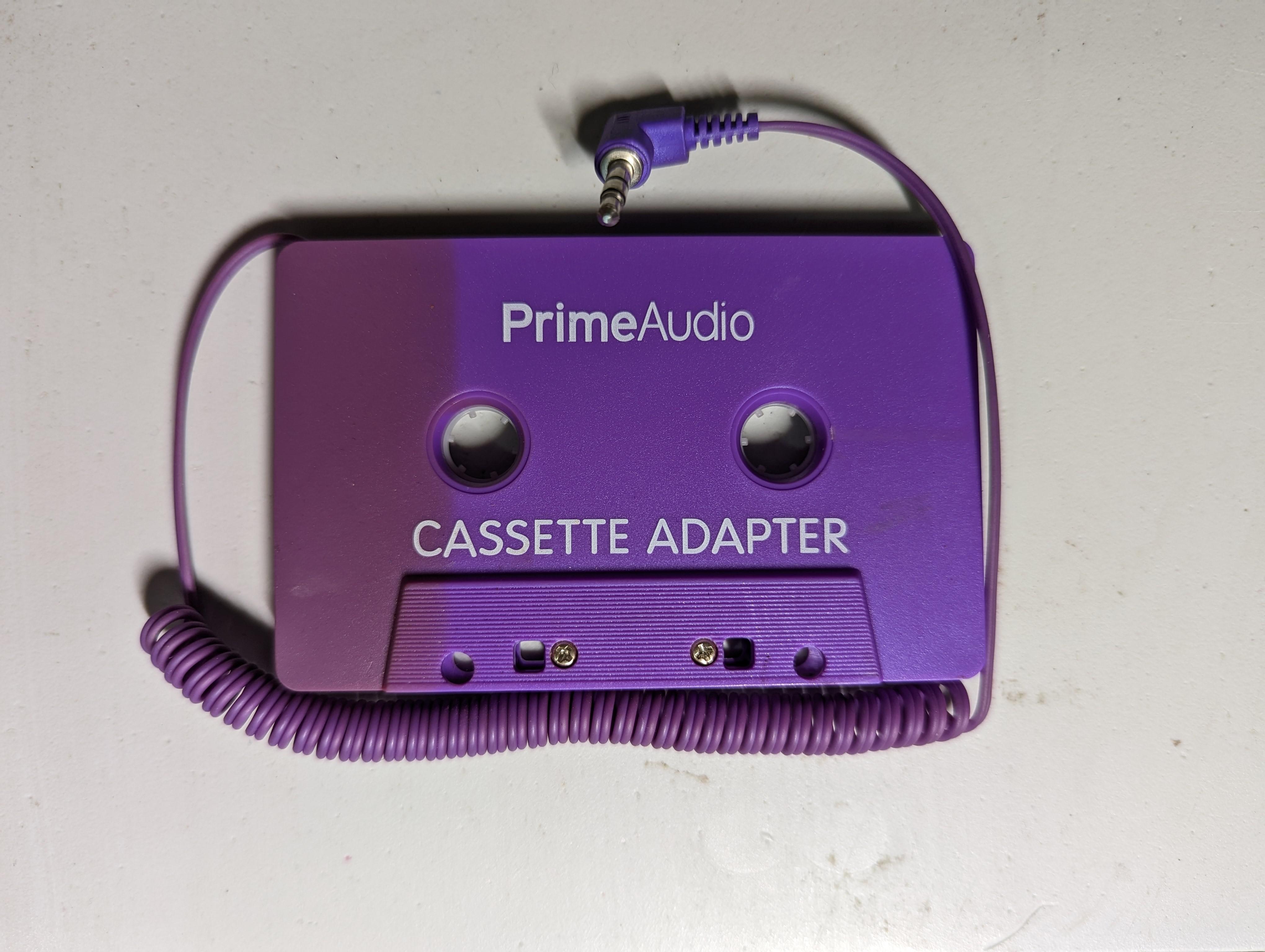 Five year sun damage to the exposed portion of my cassette adapter r