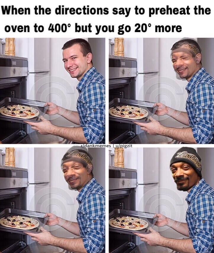 Preheating oven memes on the rise? Or is there just not enough