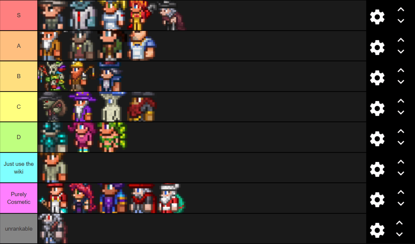 My town NPC tier list! (based on their services) Terraria