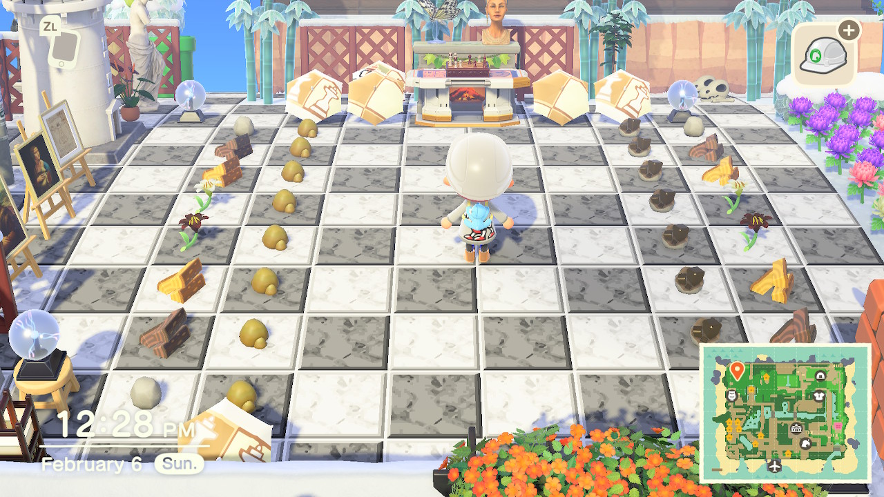 I finished the chessboard r/AnimalCrossing