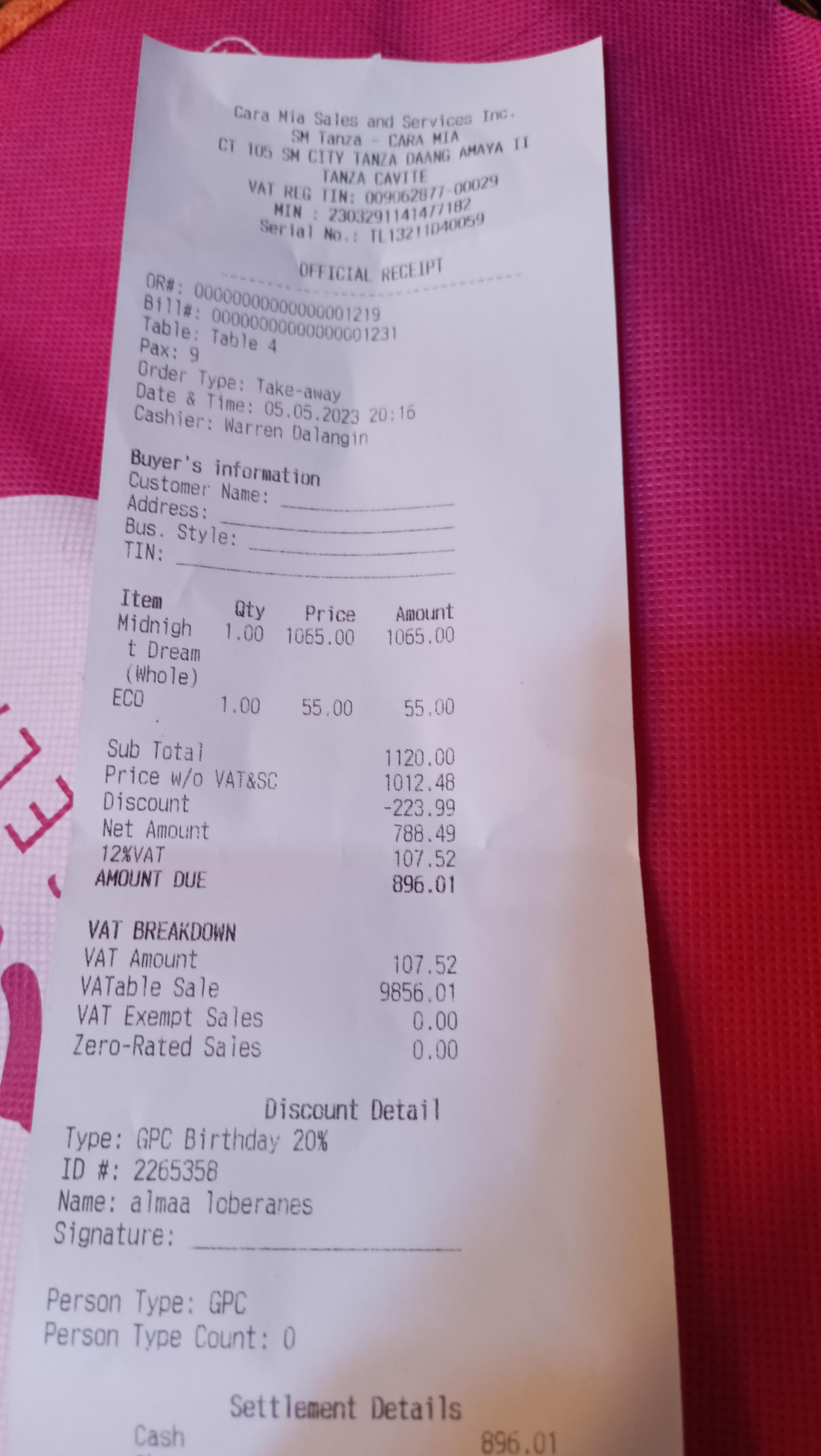 Always ask for a receipt. r/Philippines