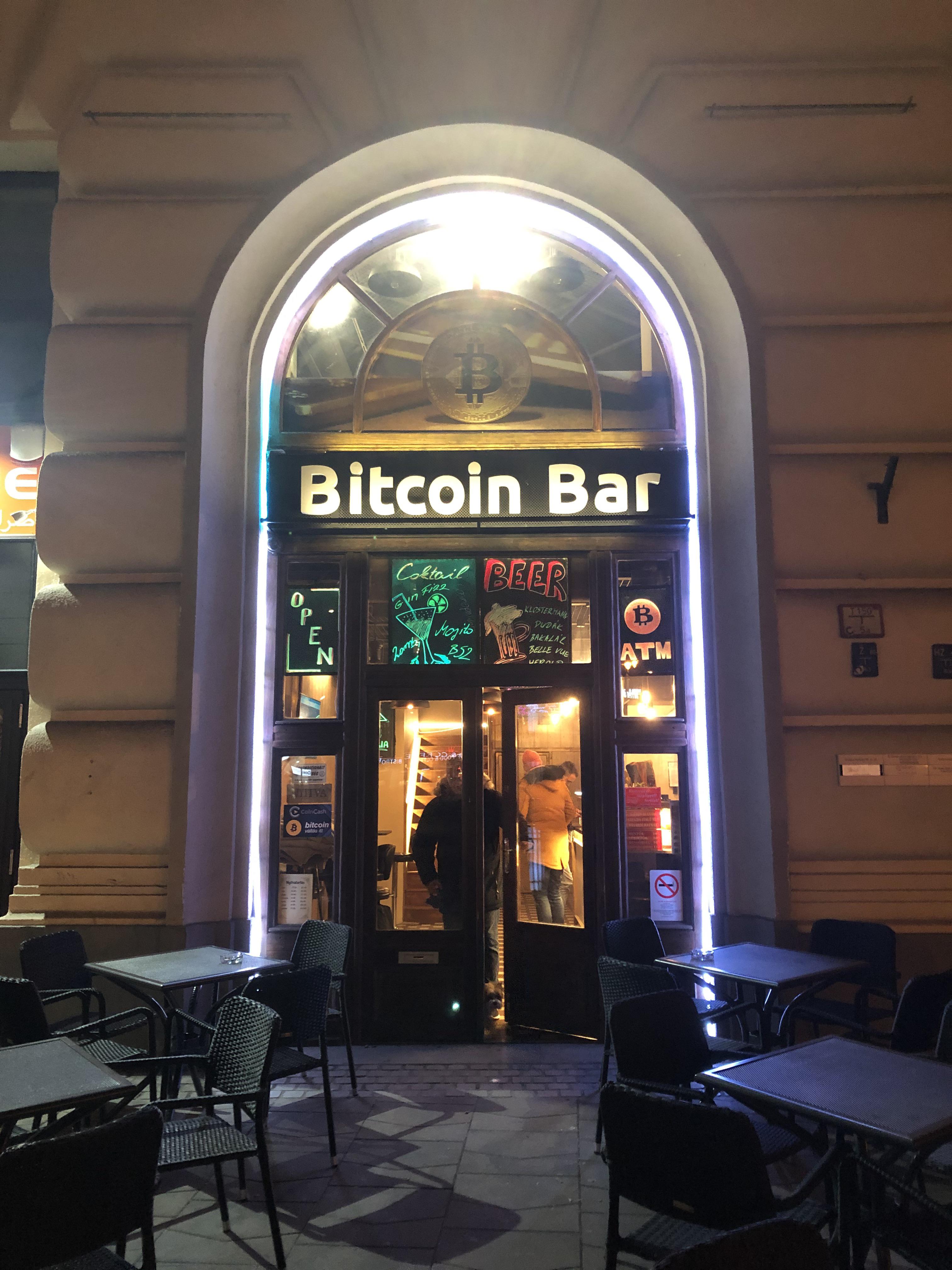 Bitcoin Bar in Budapest, Hungary LivingOnBitcoin