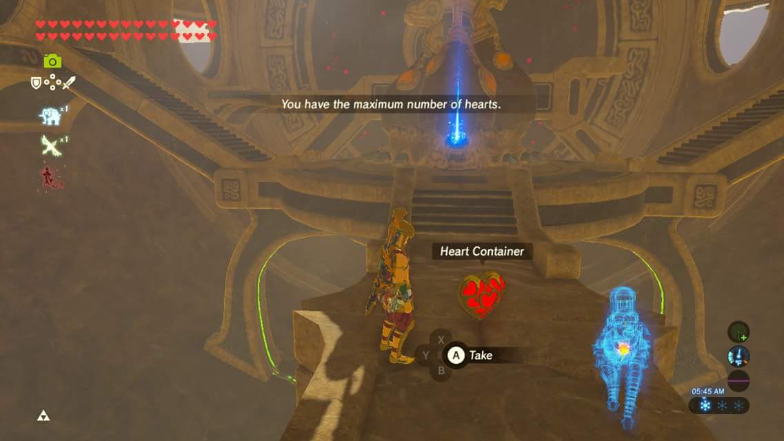 [Update] Divine Beast Heart container testing r/Breath_of_the_Wild