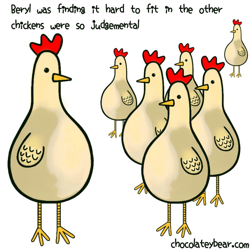 What do chickens think about? art by me r/chickens