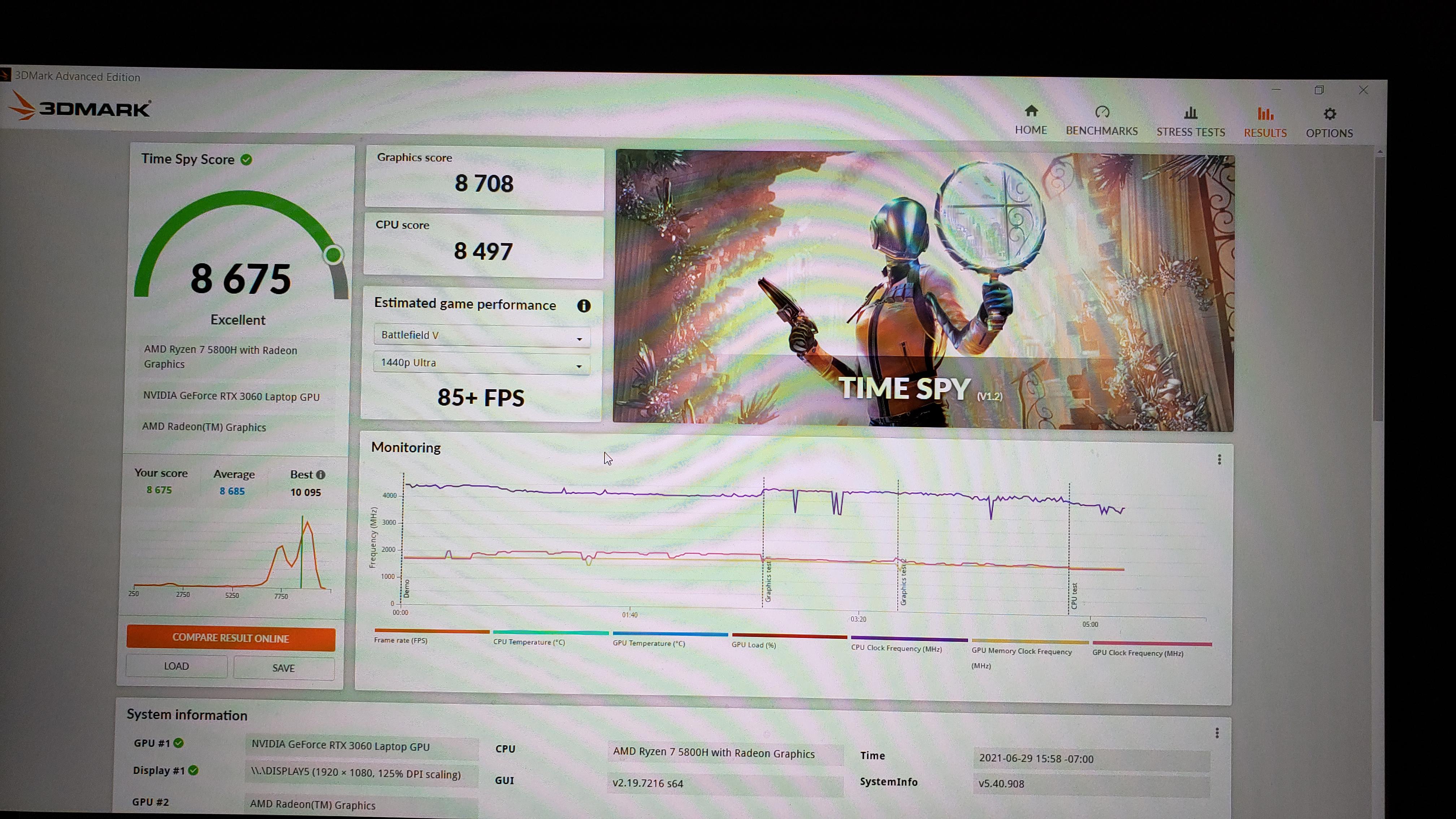 Most Recent Dell G15 Ryzen Gaming Edition Time Spy Score GamingLaptops