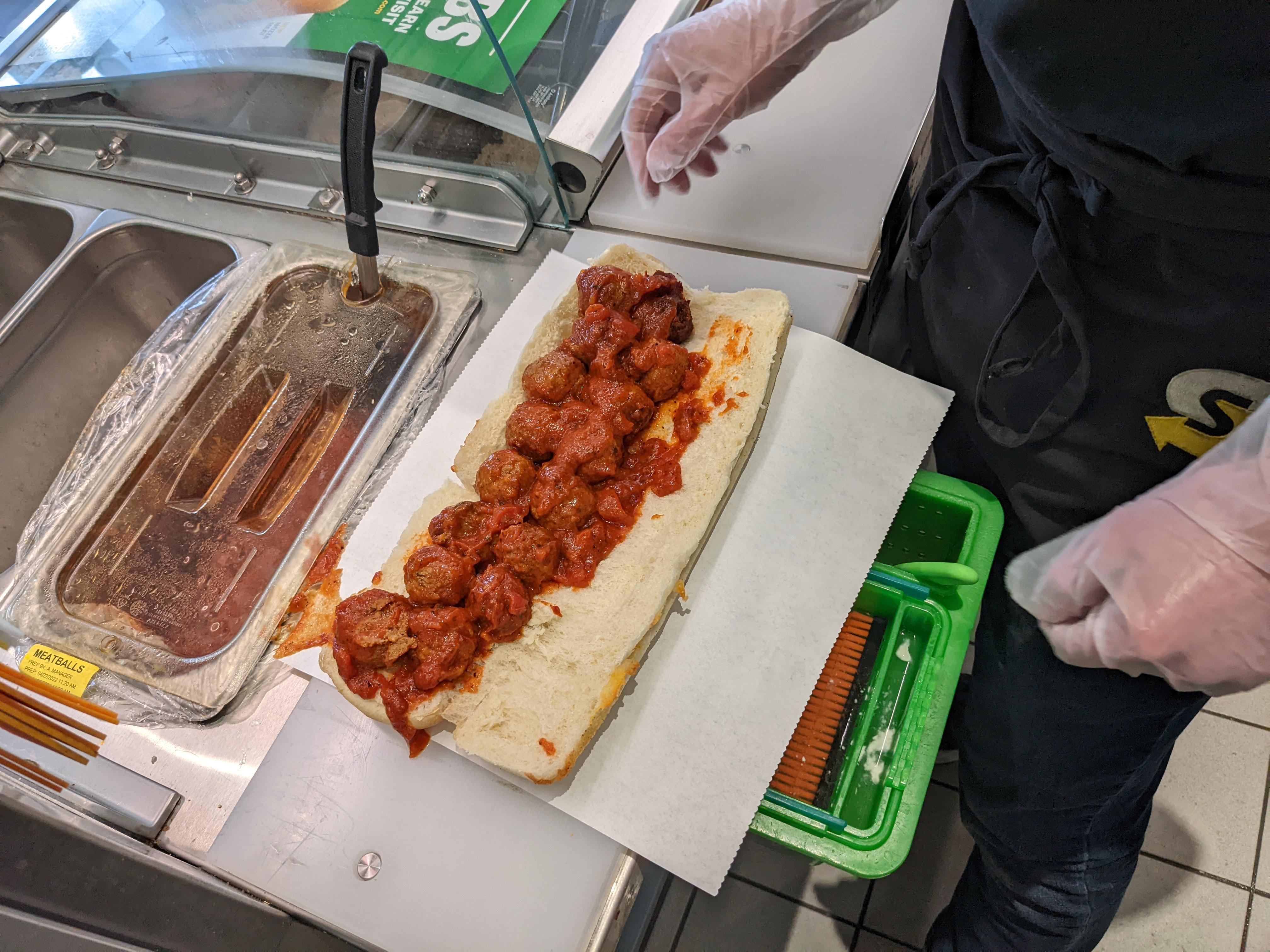 The Double Meat Meatball r/subway