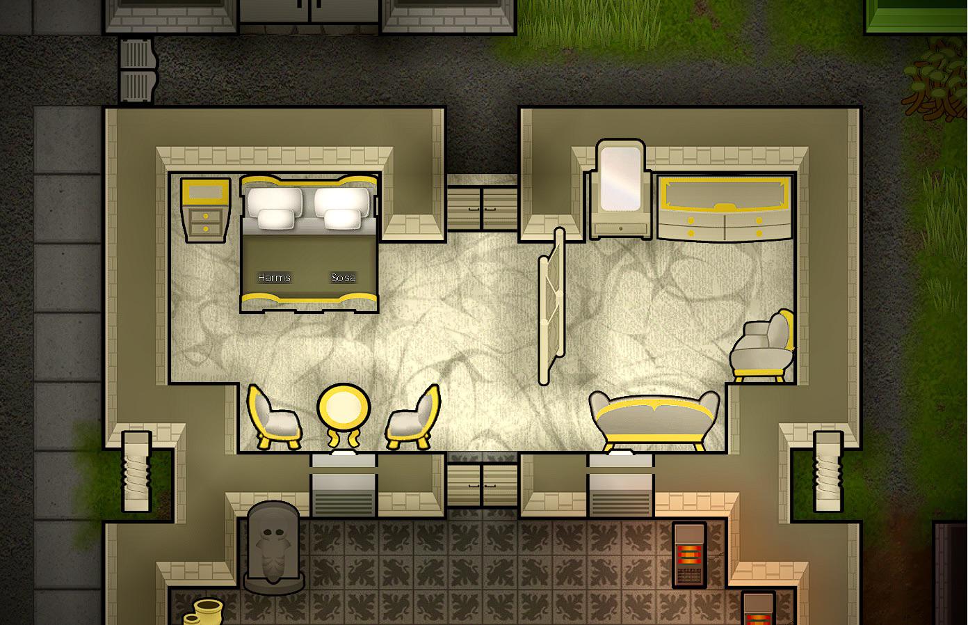Royal bedroom r/RimWorld