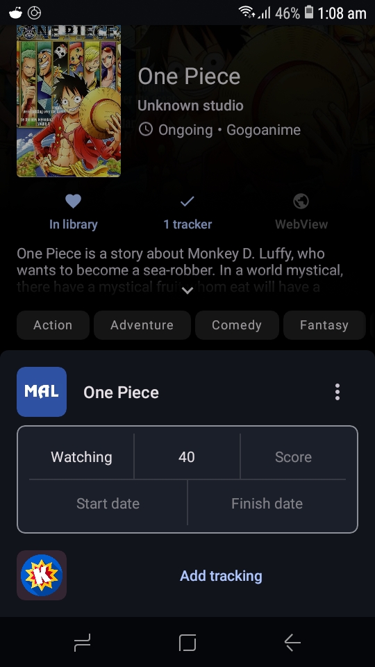 Why does crunchyroll not have mal tracking, like tracking my anime on