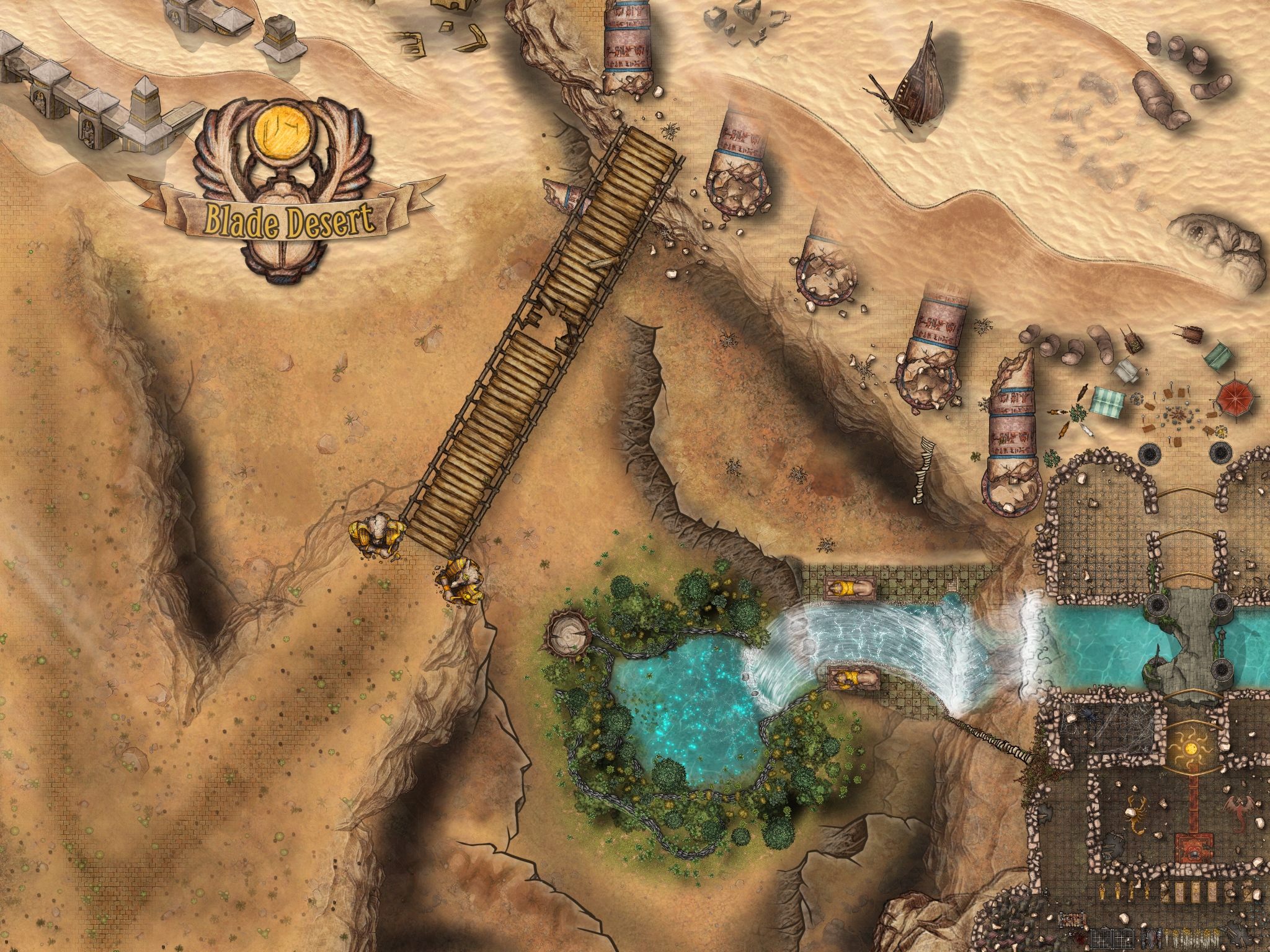 Blade Desert In Eberron r/inkarnate