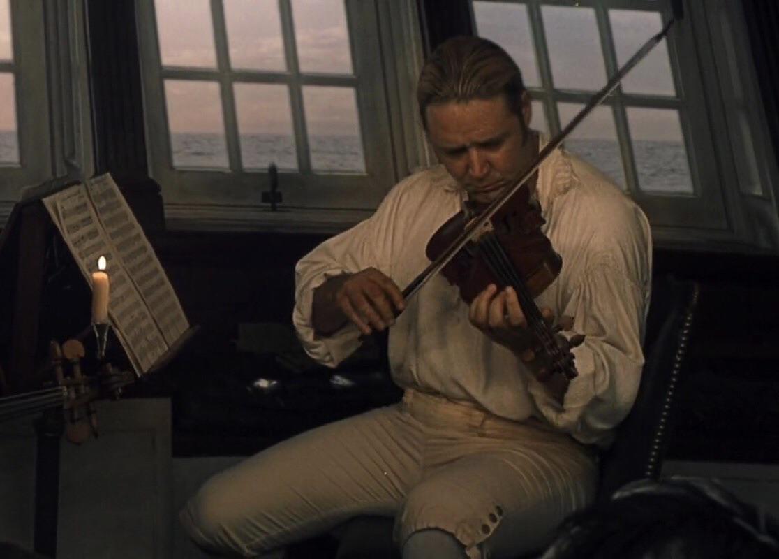 In order to prepare for his role in “Master and Commander” (2003