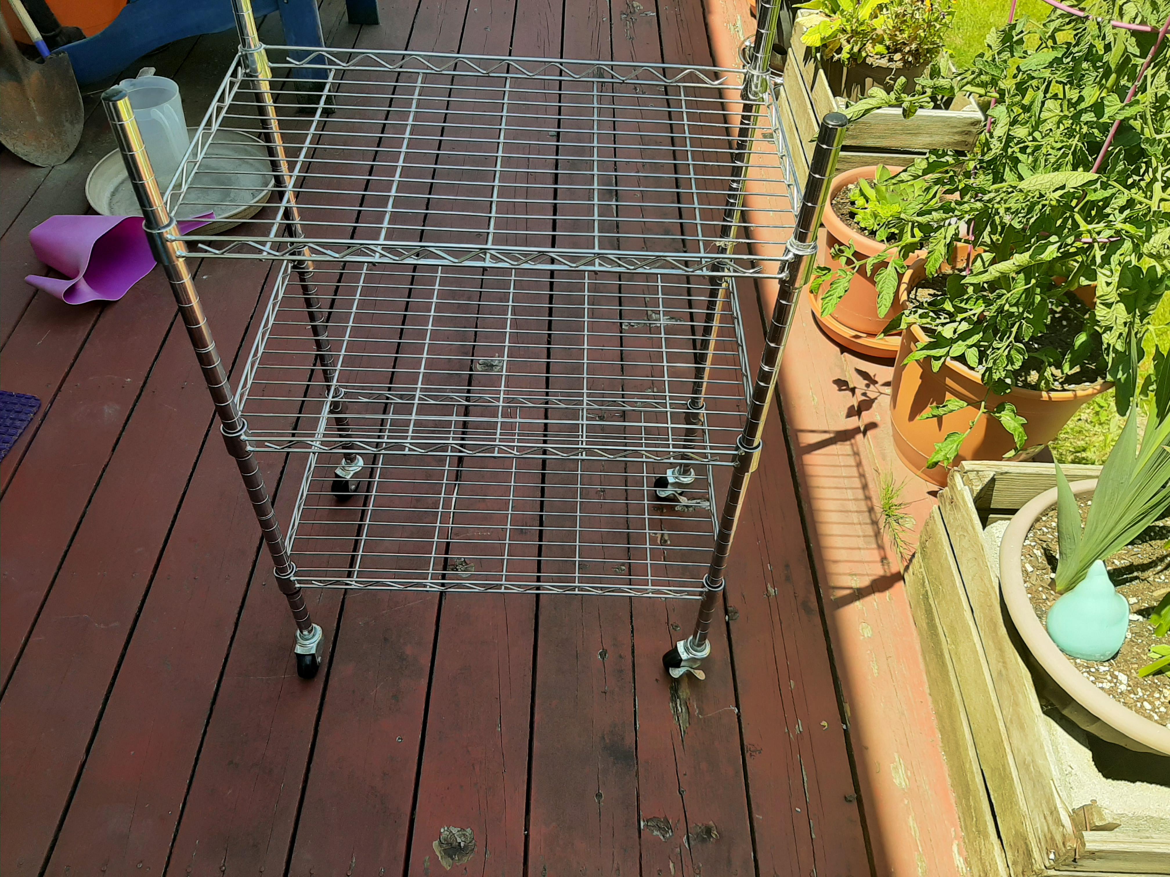 Not curb but scored this shelf and 2 vintage heywood Wakefield chairs