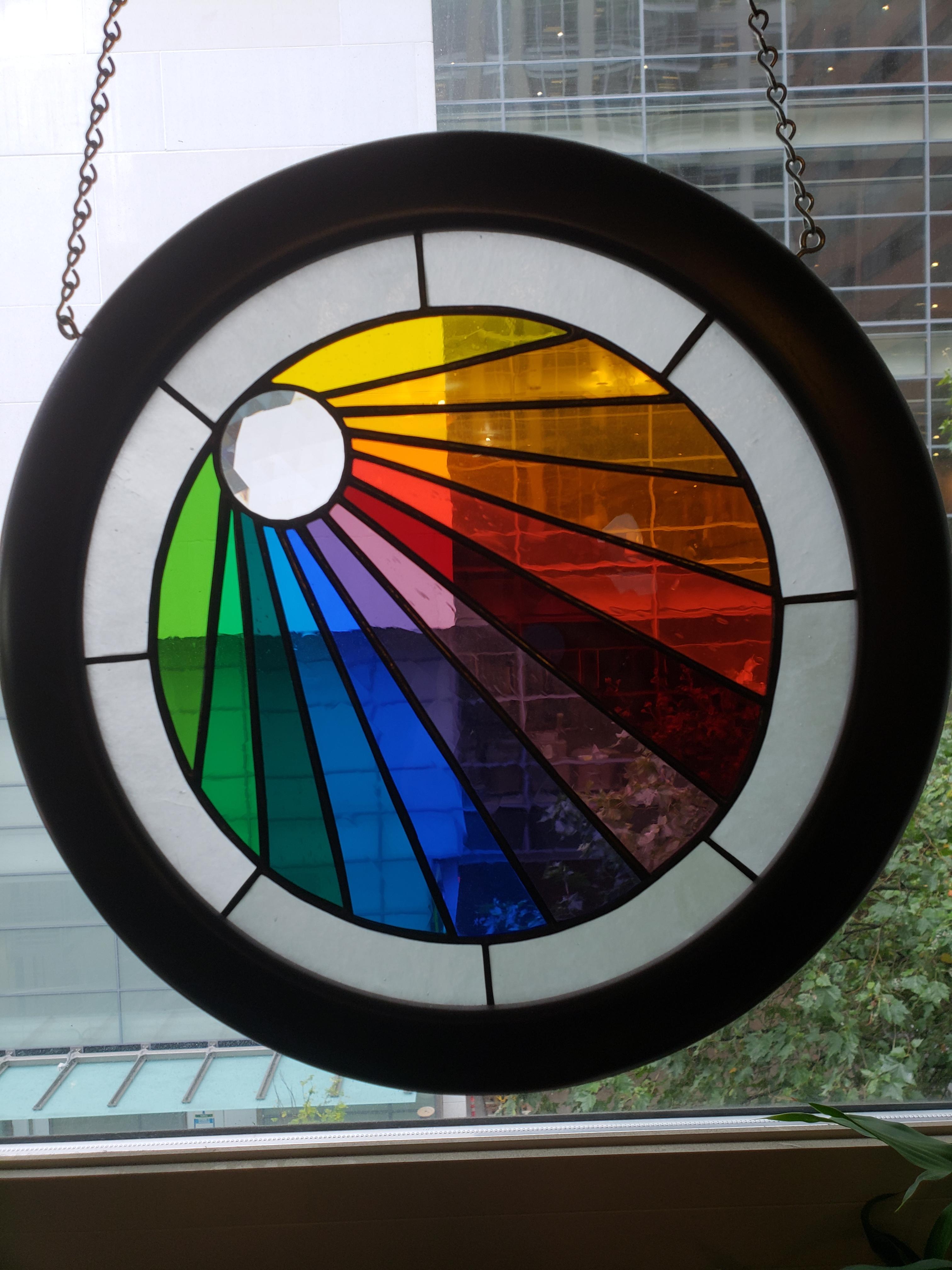 This stained glass piece I found at a local thrift store r