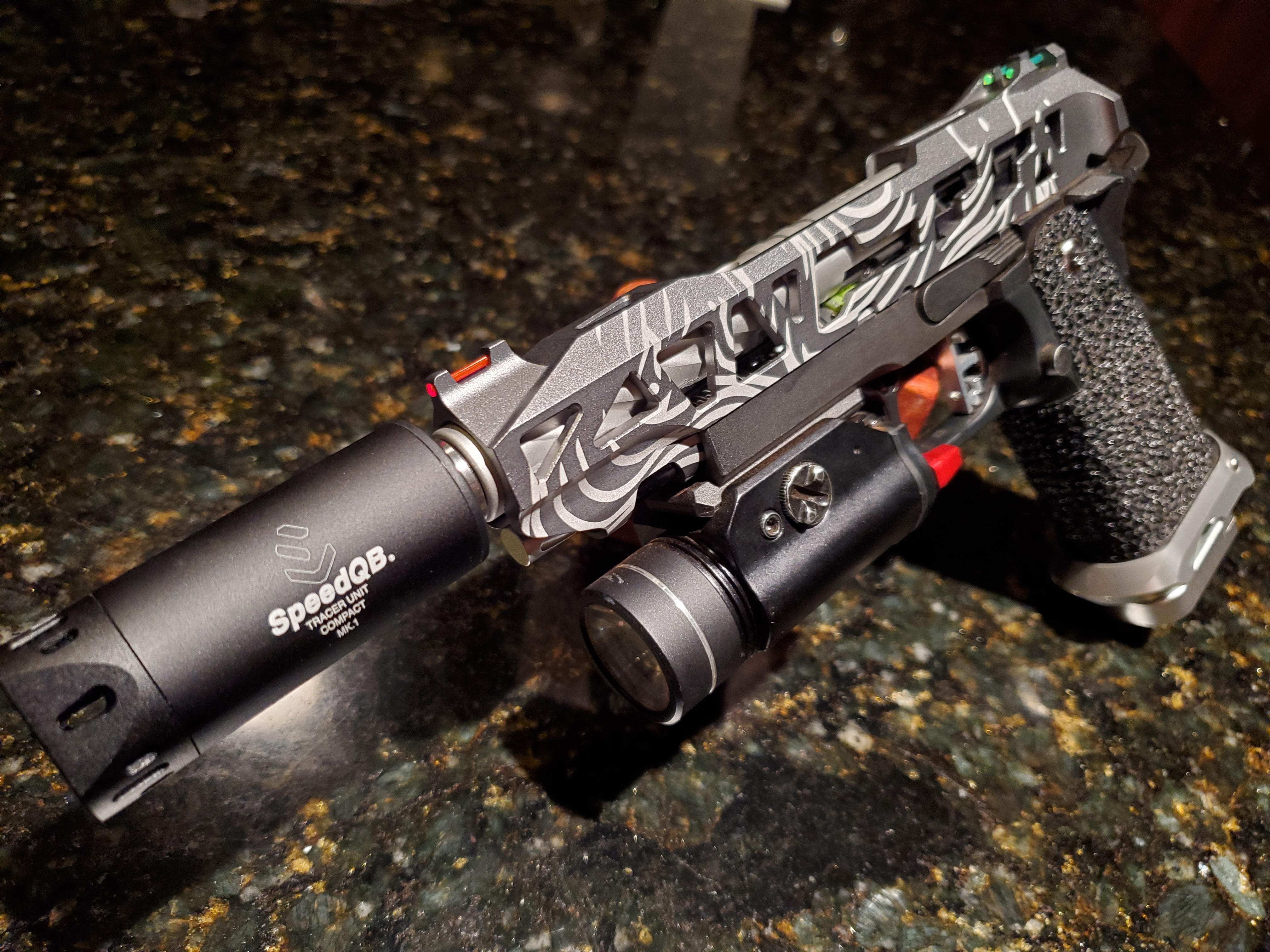 Got some laser engraving work done. airsoft