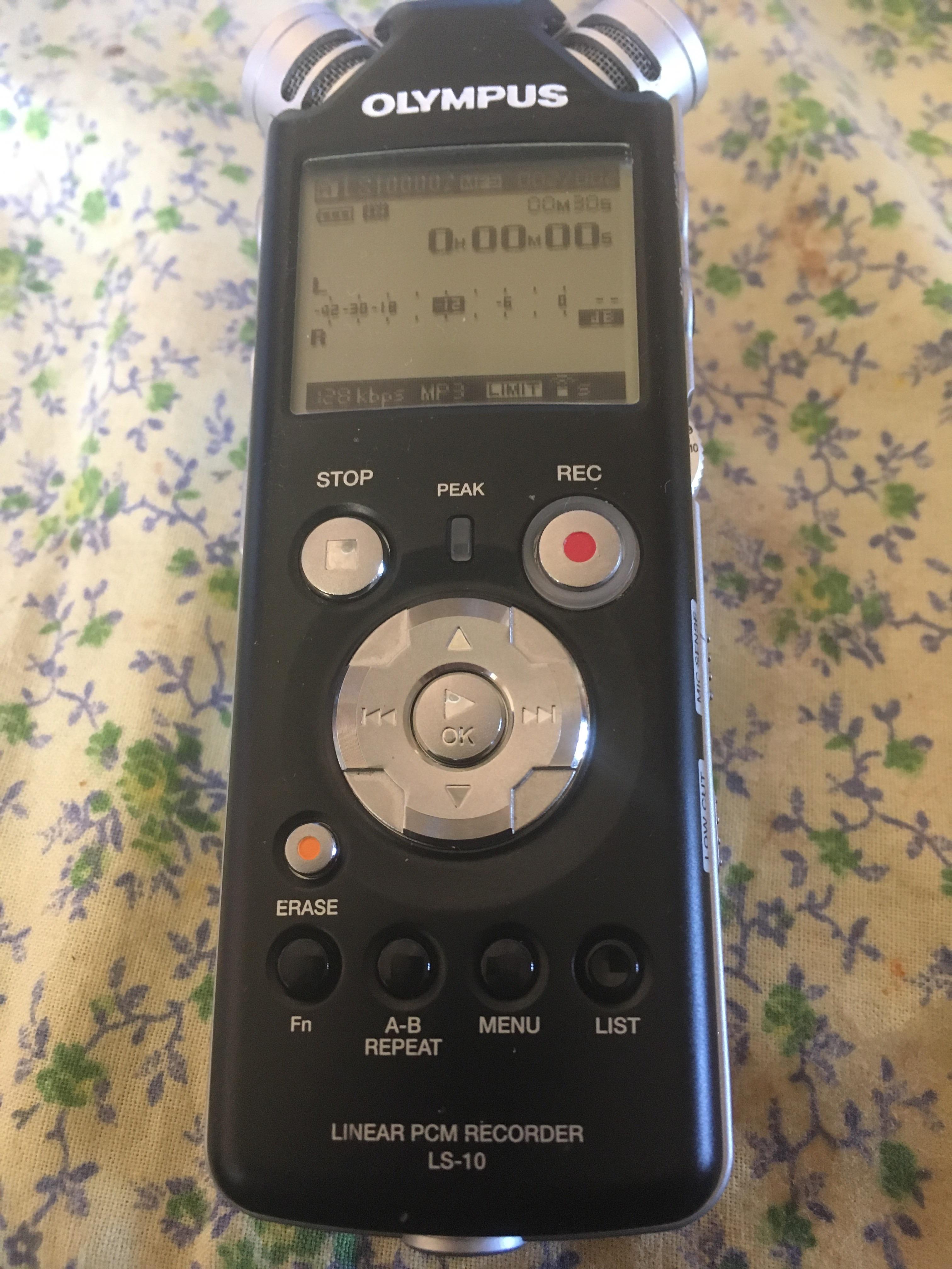 Picked up this Olympus LS-10 recorder in great condition for $1. It