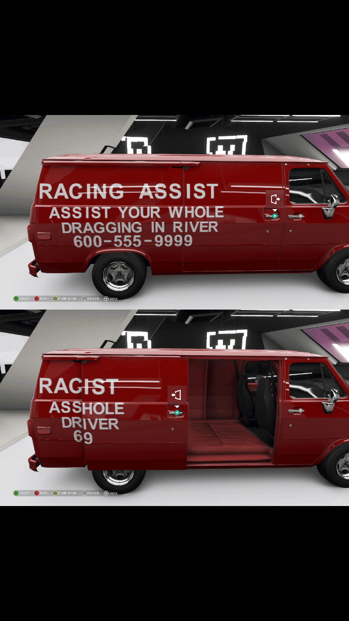 Racist asshole driver 69 r/memes
