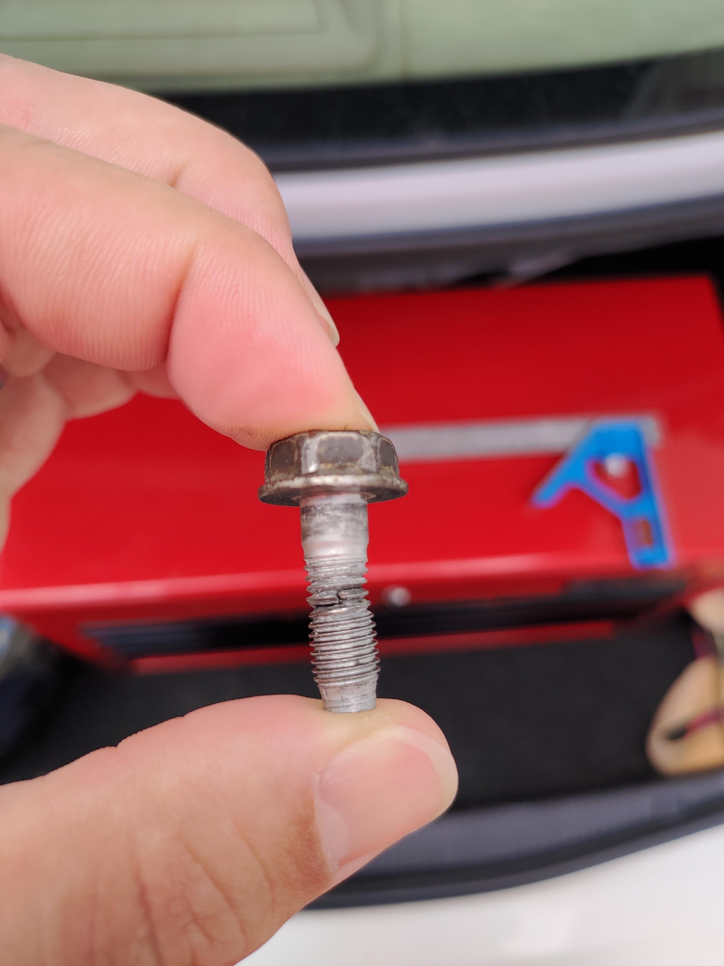 Brake caliper bolt alternative : r/MechanicAdvice