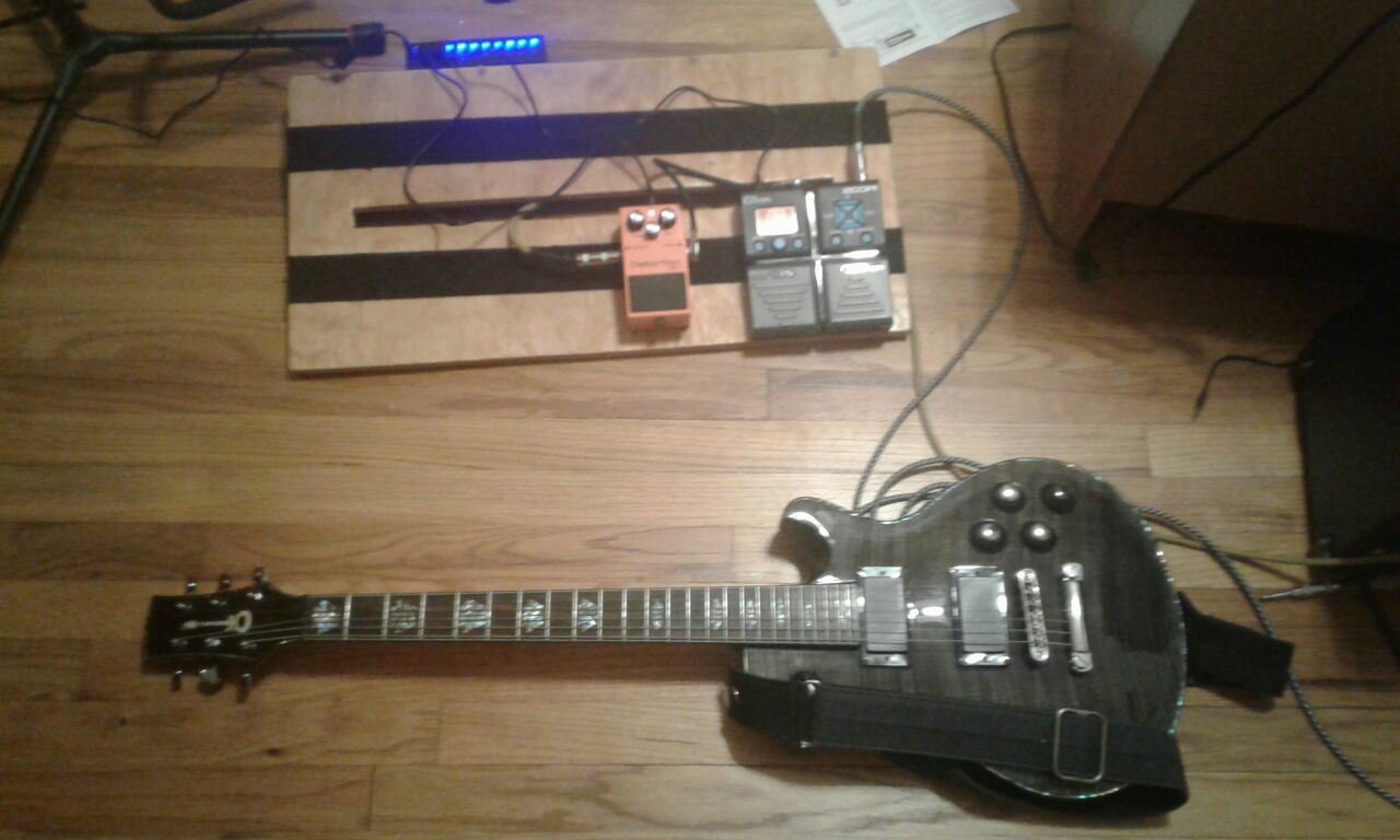 Finished putting together my first pedal board! I need some alt rock