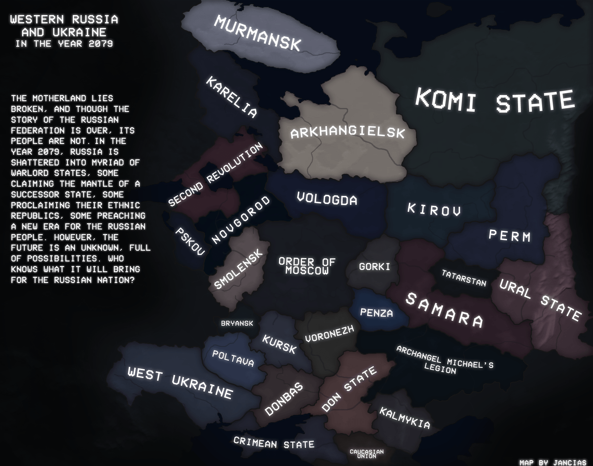 2079 Finished Russia. Join our discord to give suggestions, help with