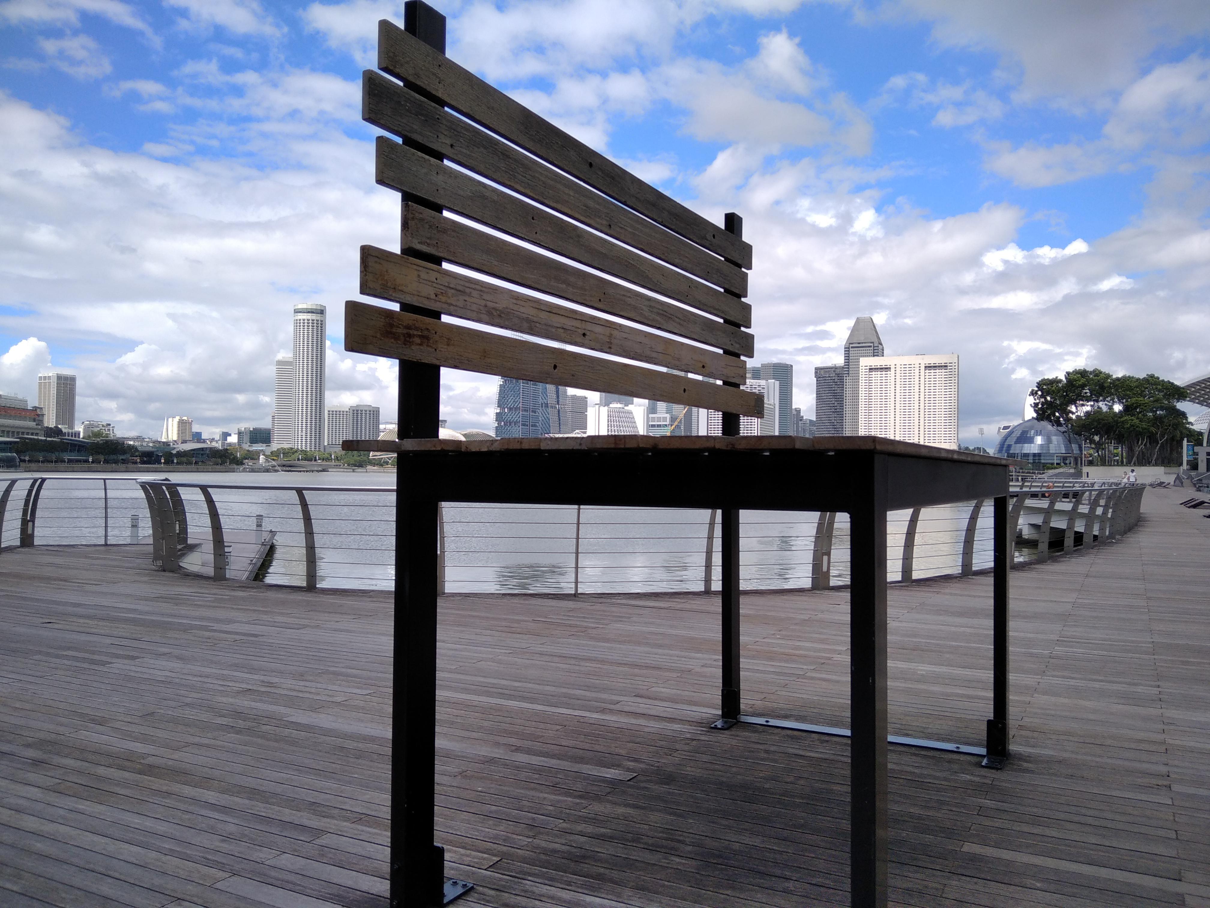 A giant bench at marina bay r/singapore