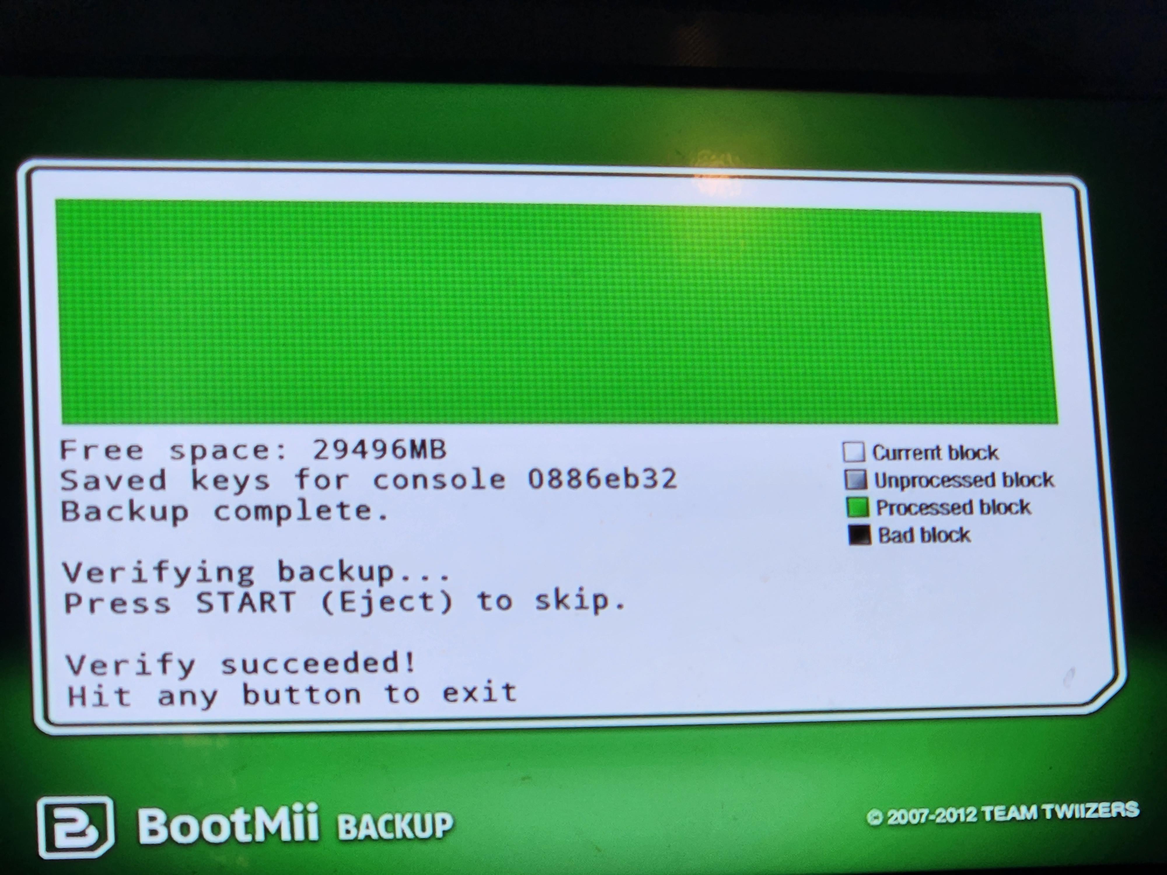 wii nand backup with no bad blocks r/WiiHacks
