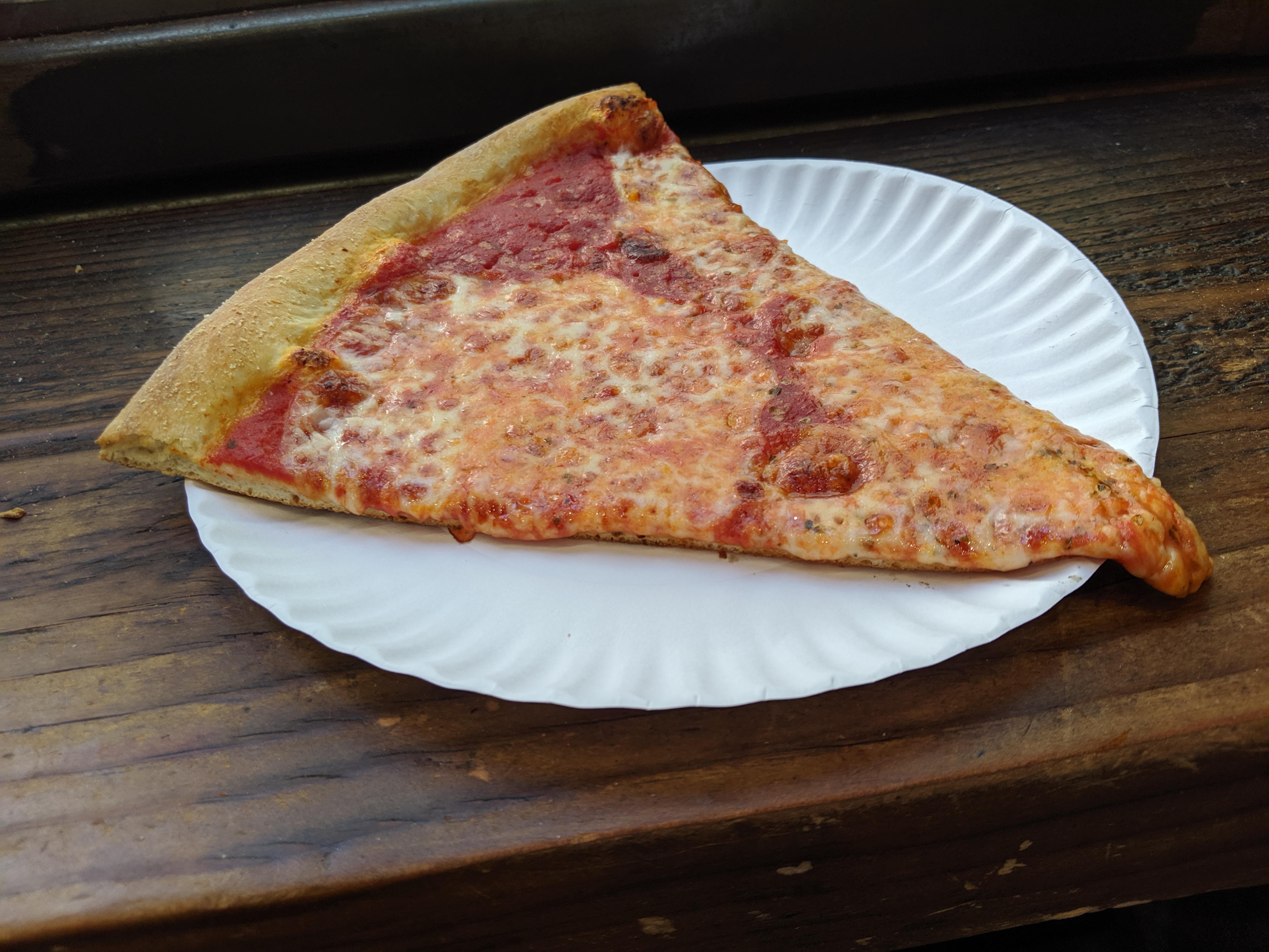 The classic New York slice Sofia's Pizza Shoppe (Midtown Manhatten