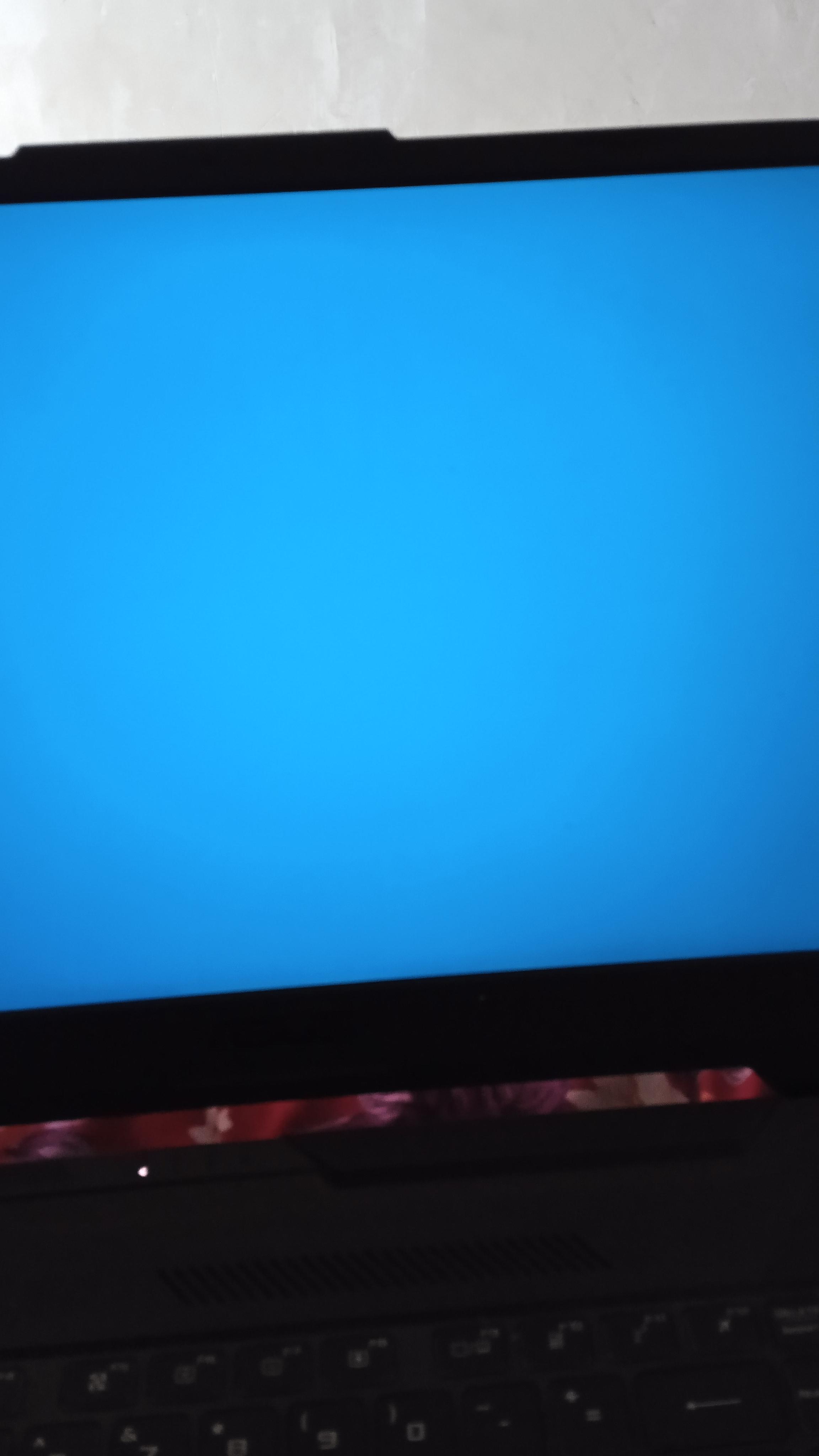 Blue Screen No text (nothing on screen) r/laptops