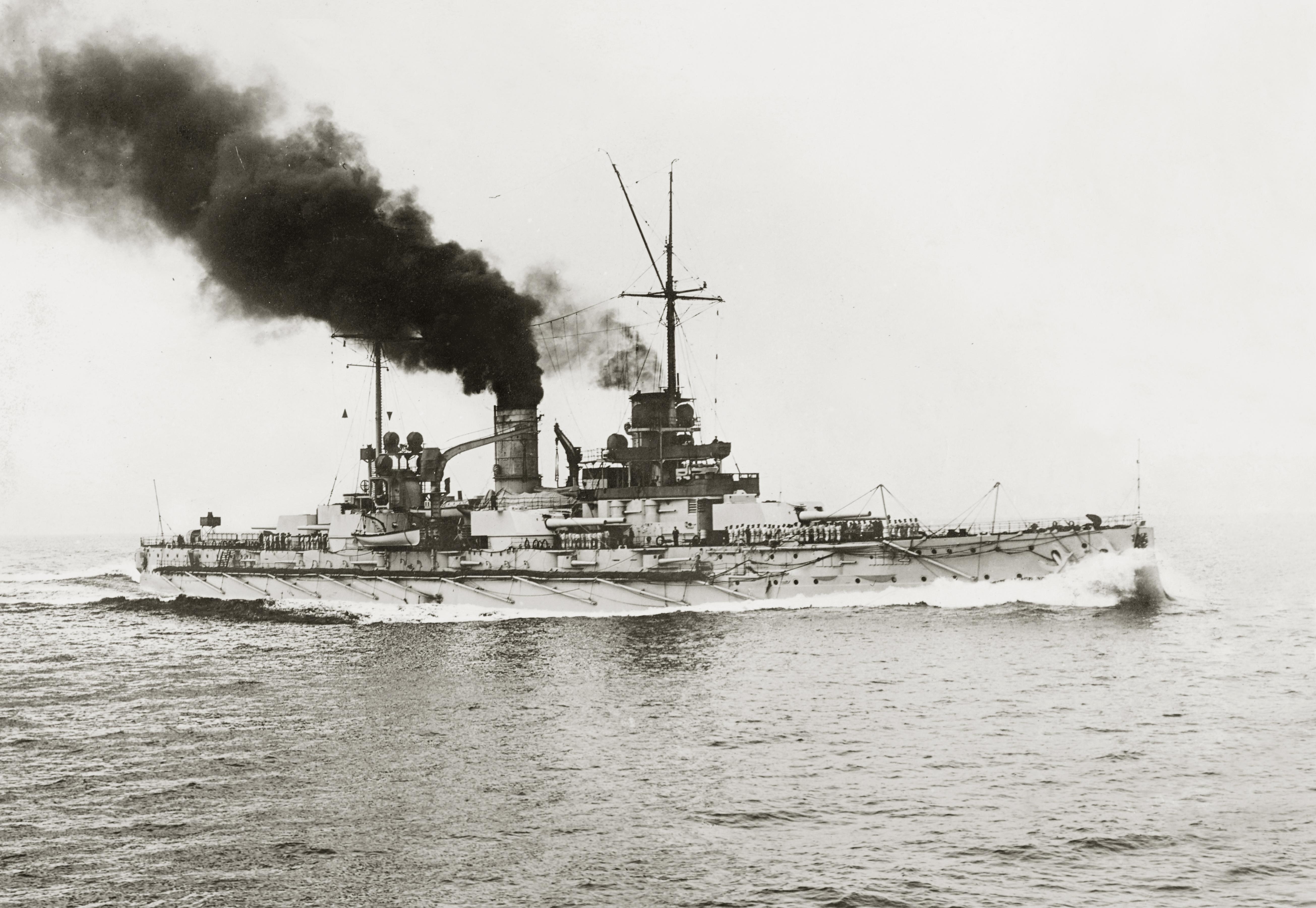 The first dreadnought battleship built for the Imperial German Navy