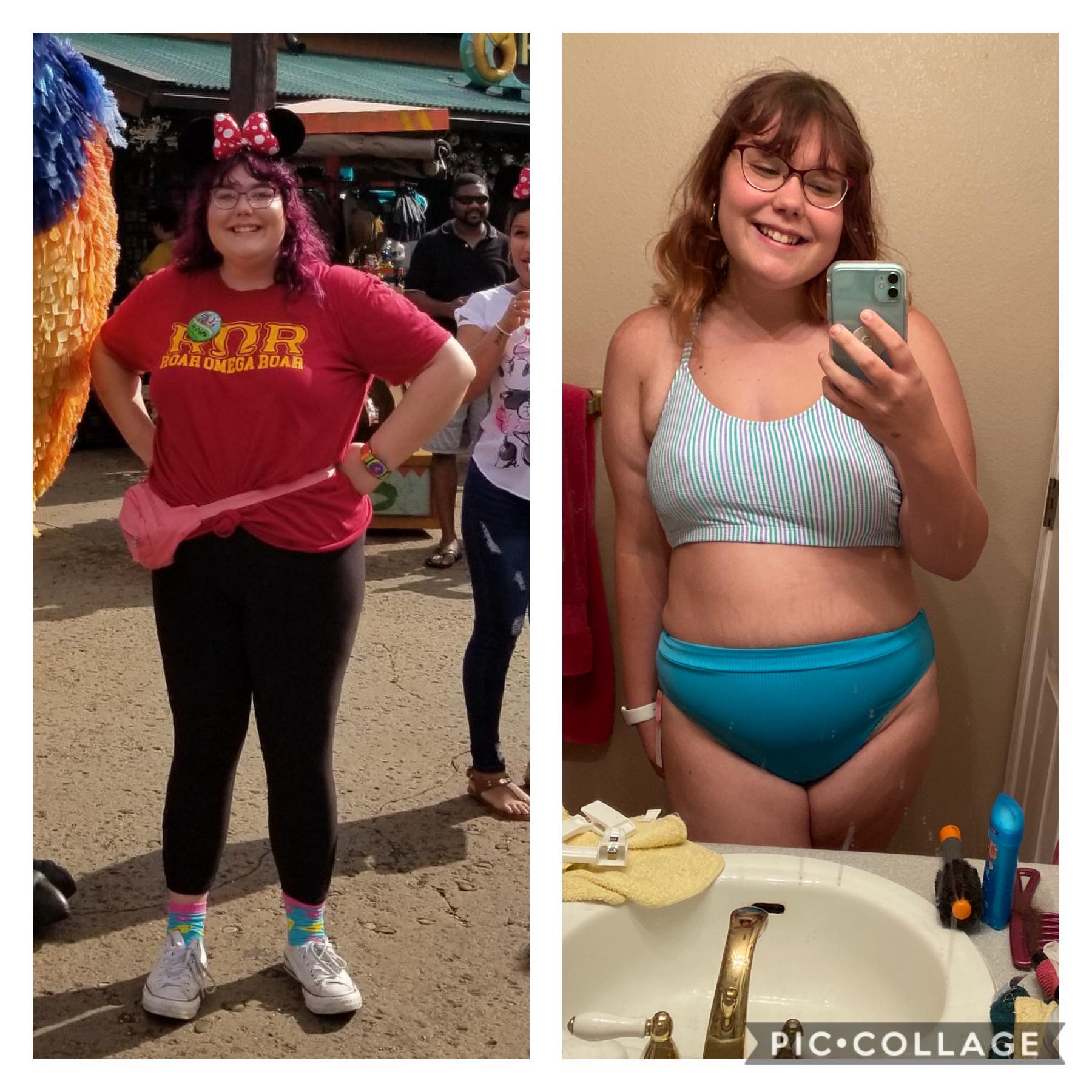 F/20/5’7” [240lbs > 190 lbs = 50 lbs] In 6 months and a lot of hard