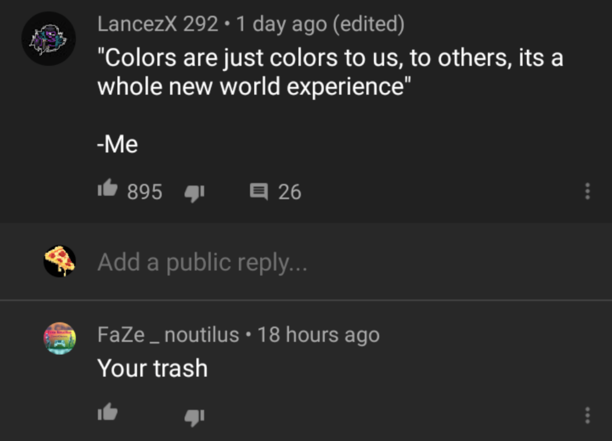 your trash r/youngpeopleyoutube