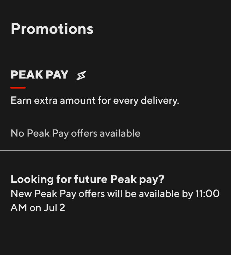 Slow times are real for sure r/doordash