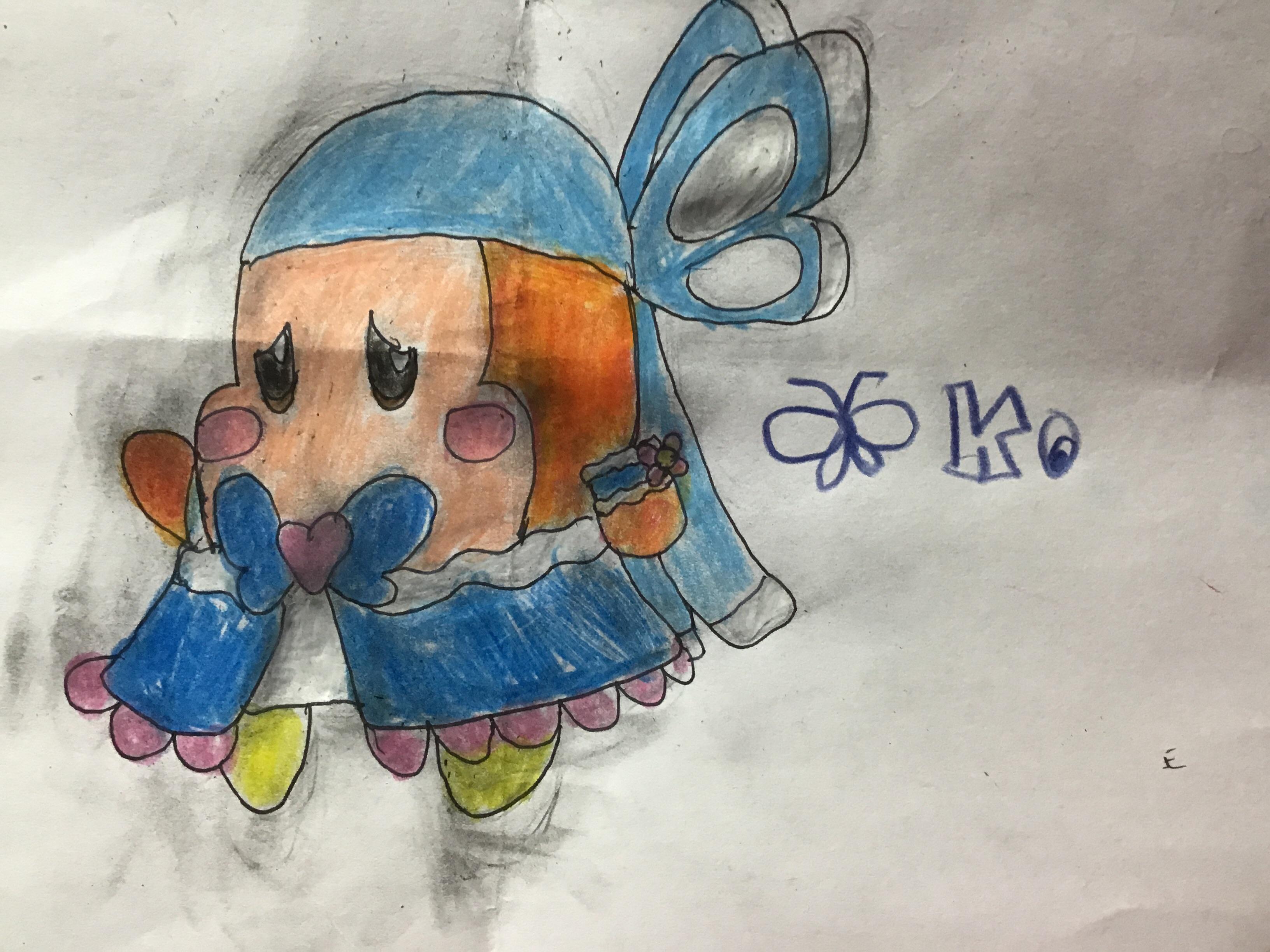 I decided to draw Bandana Dee in a dress. This is what I got. r/Kirby