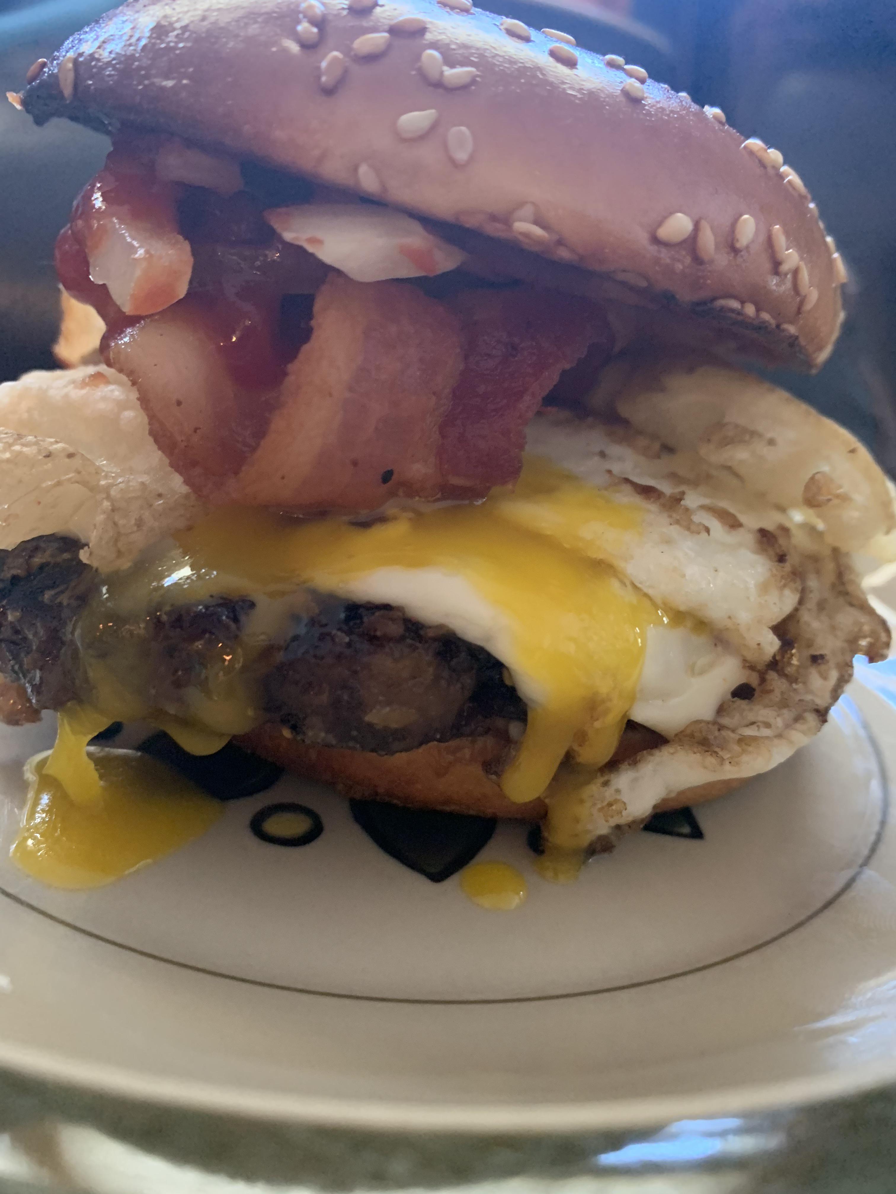 Take that Wendy’s breakfast baconator I made my own with a quarter