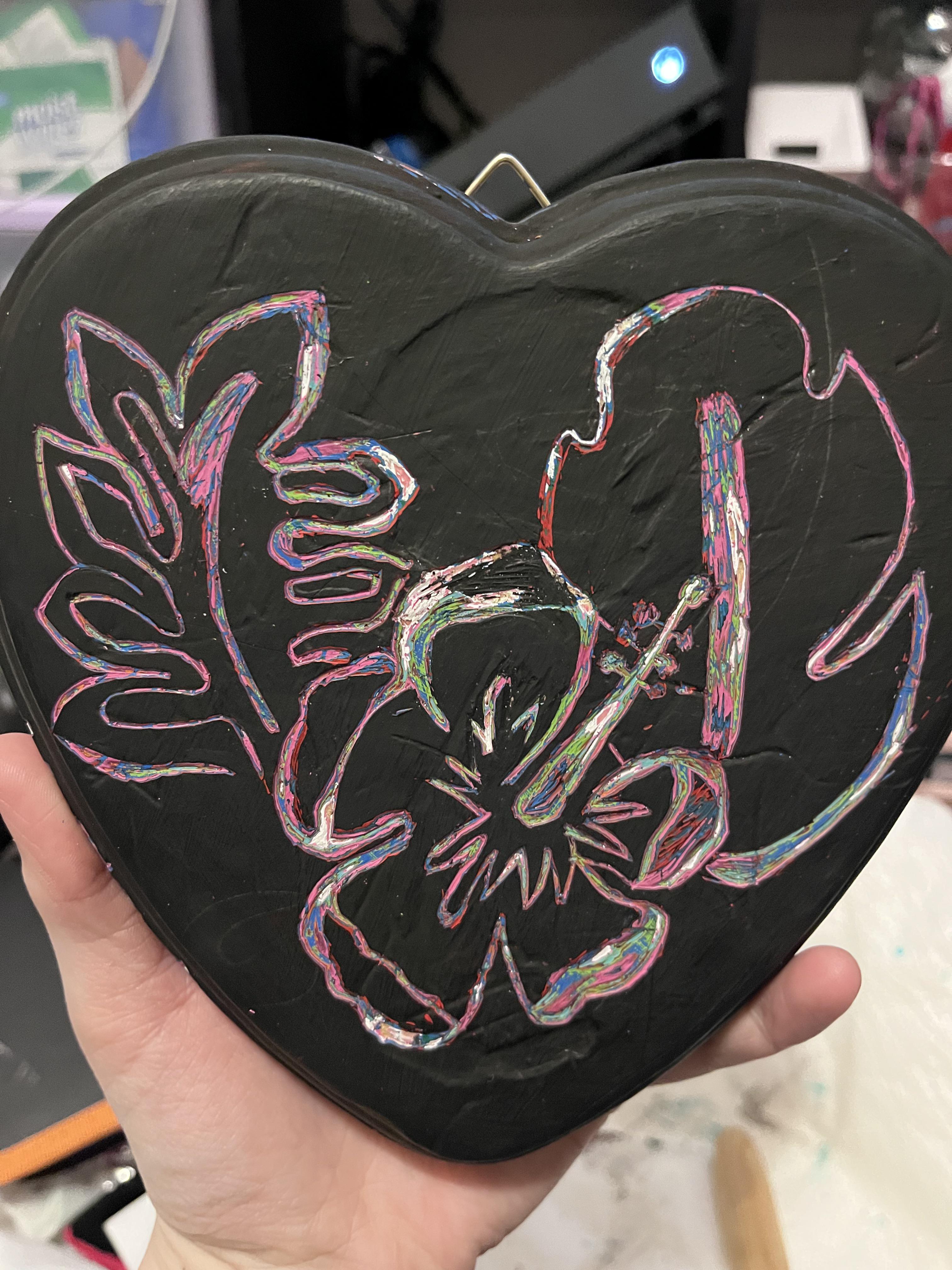 First attempt at paint carving (in progress) r/crafts