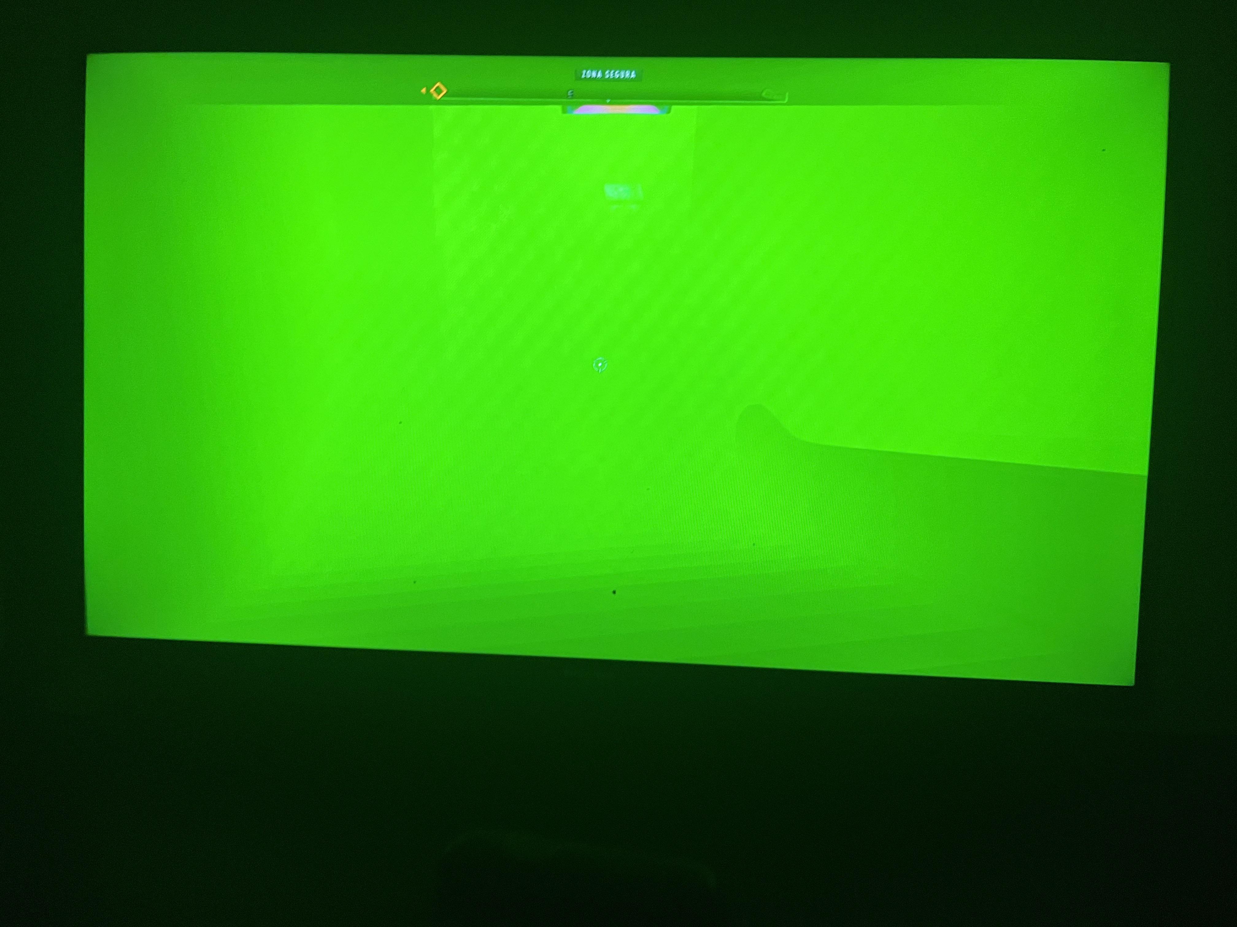 This green lightning happens mostly on dark areas, does it happen to