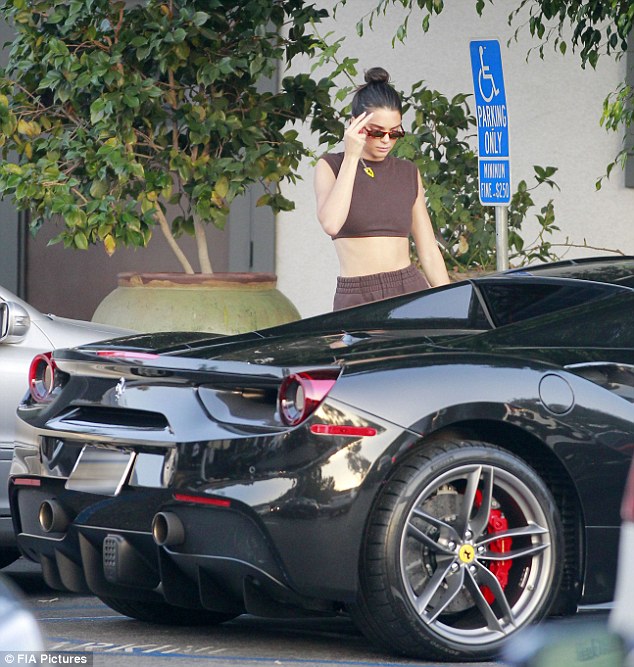 Here's 'Selfmade Billionaire' Kendall Jenner parking her douchemobile