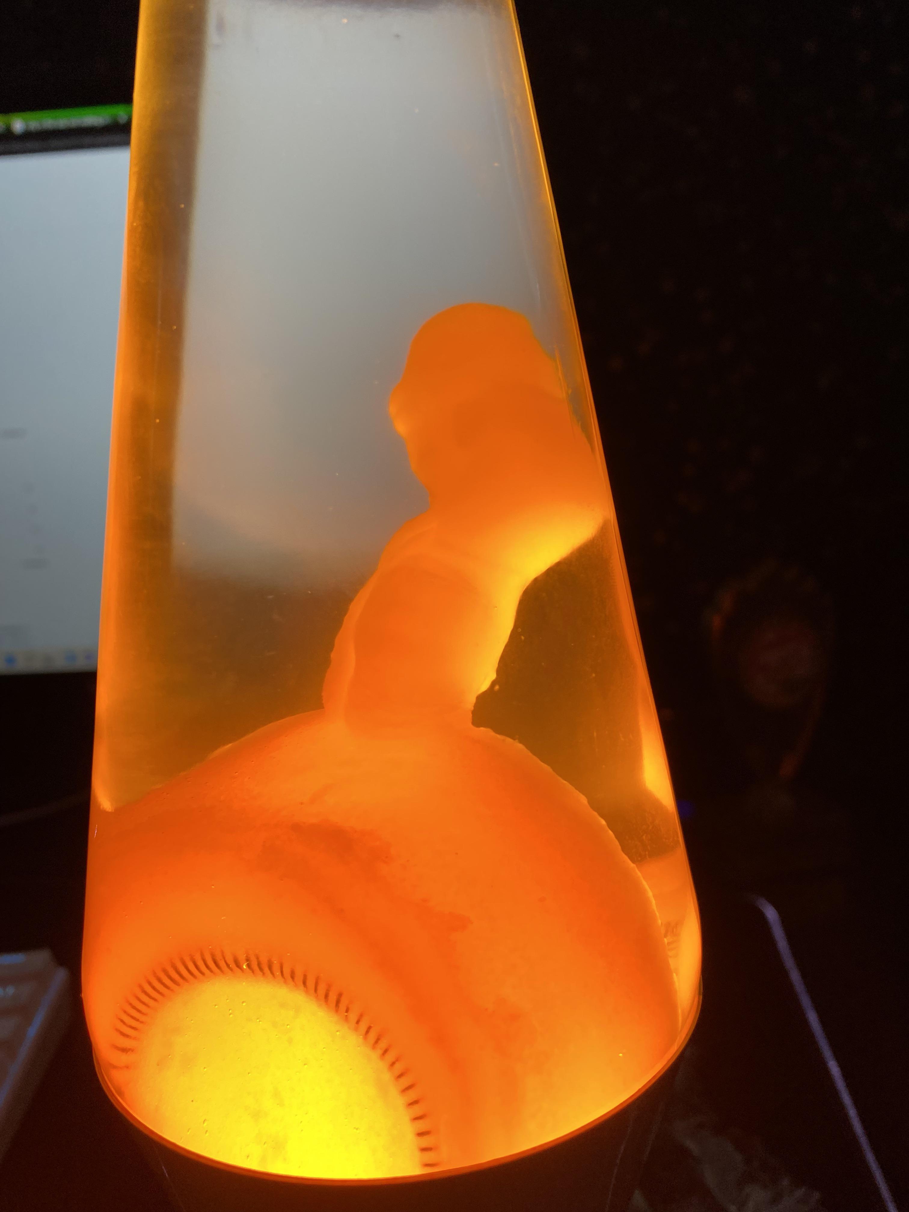 My lava lamp shows like this, is this good or bad, and another thing. I