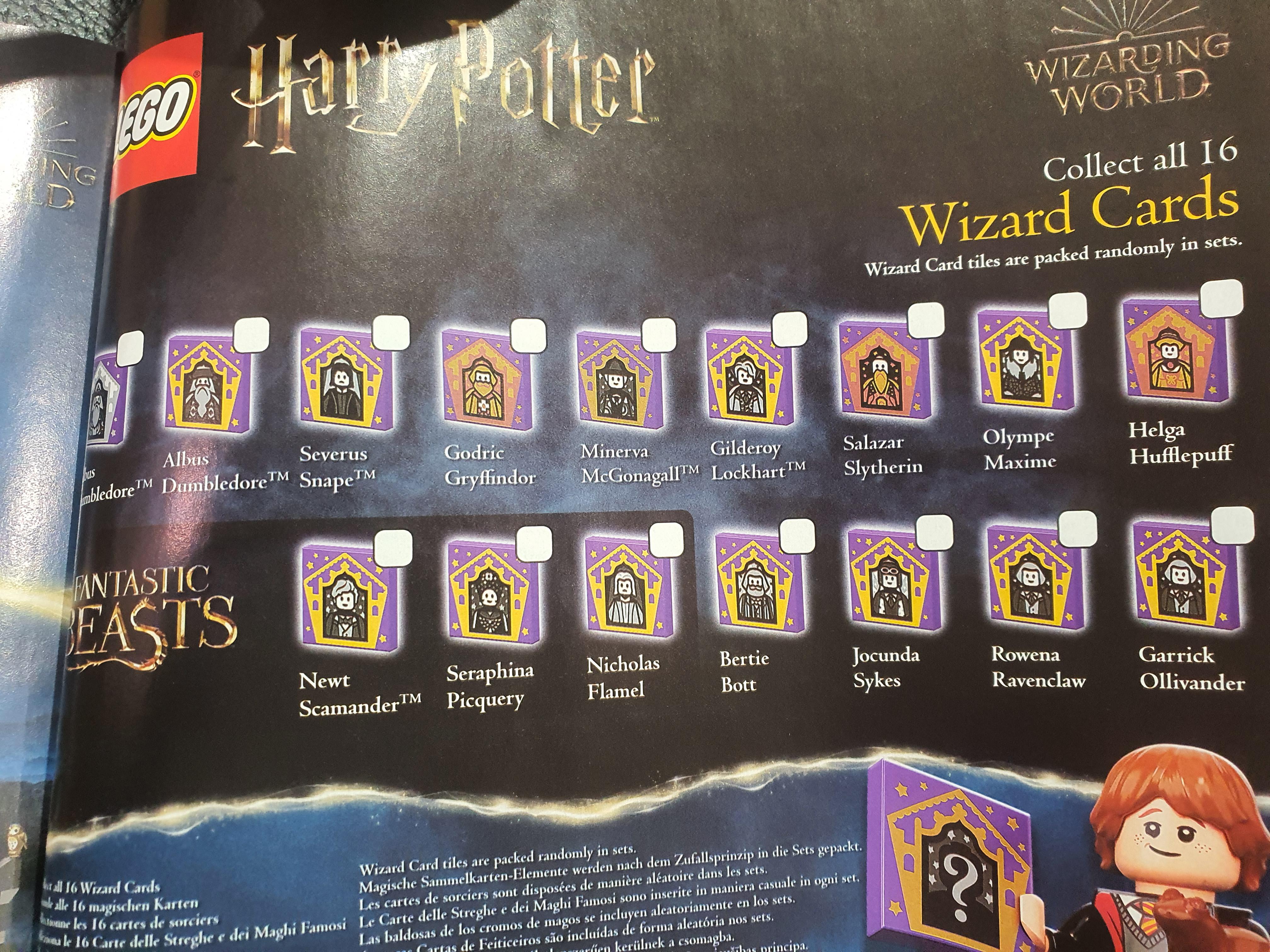 Has anyone else got the new HP sets? The Rowena Ravenclaw wizard card