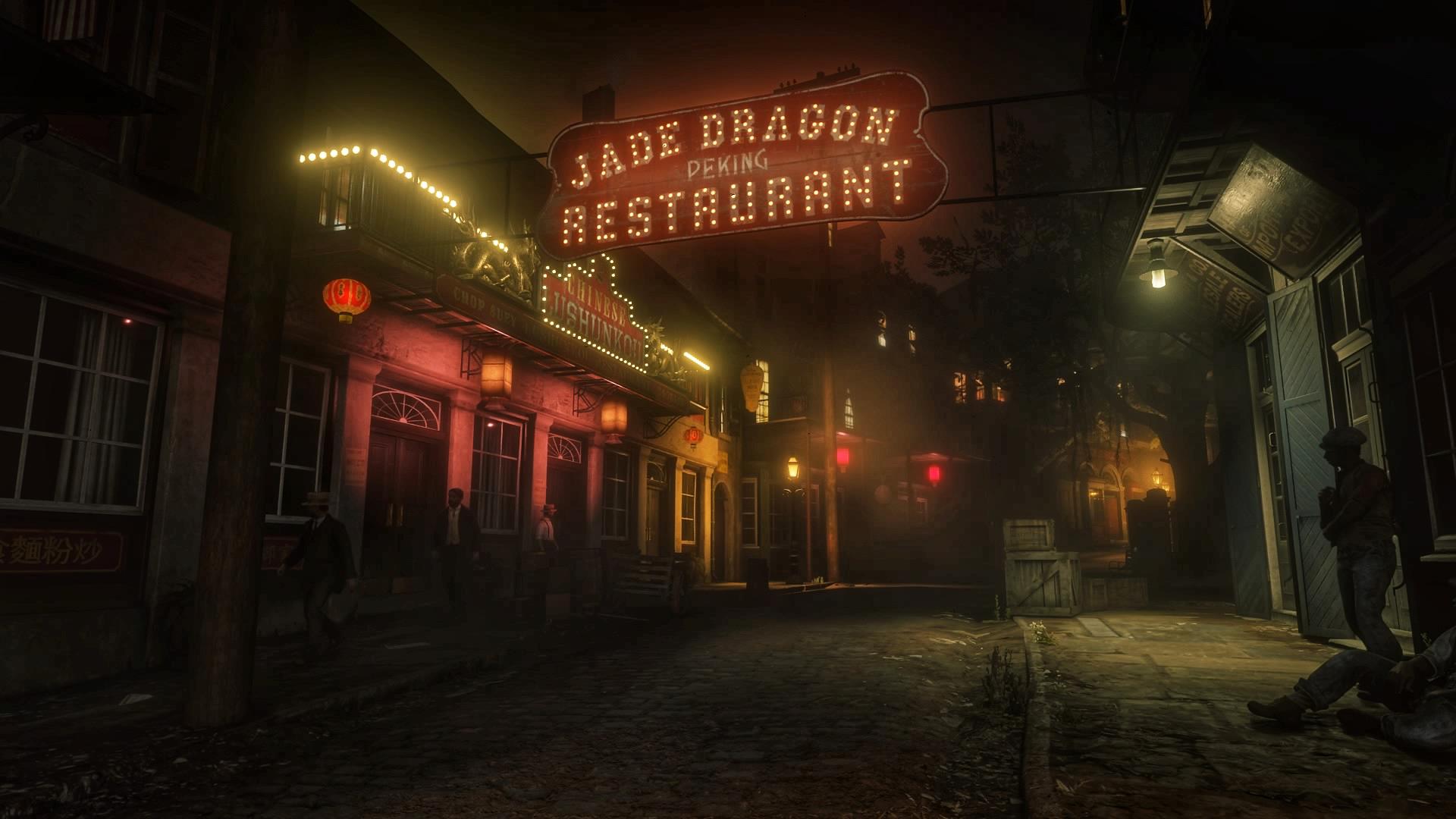 Saint Denis at night r/reddeadphotography